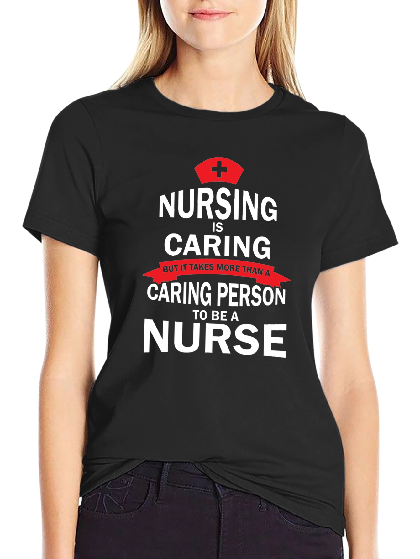 Nursing is Caring T-Shirt - Nurse Appreciation Tee