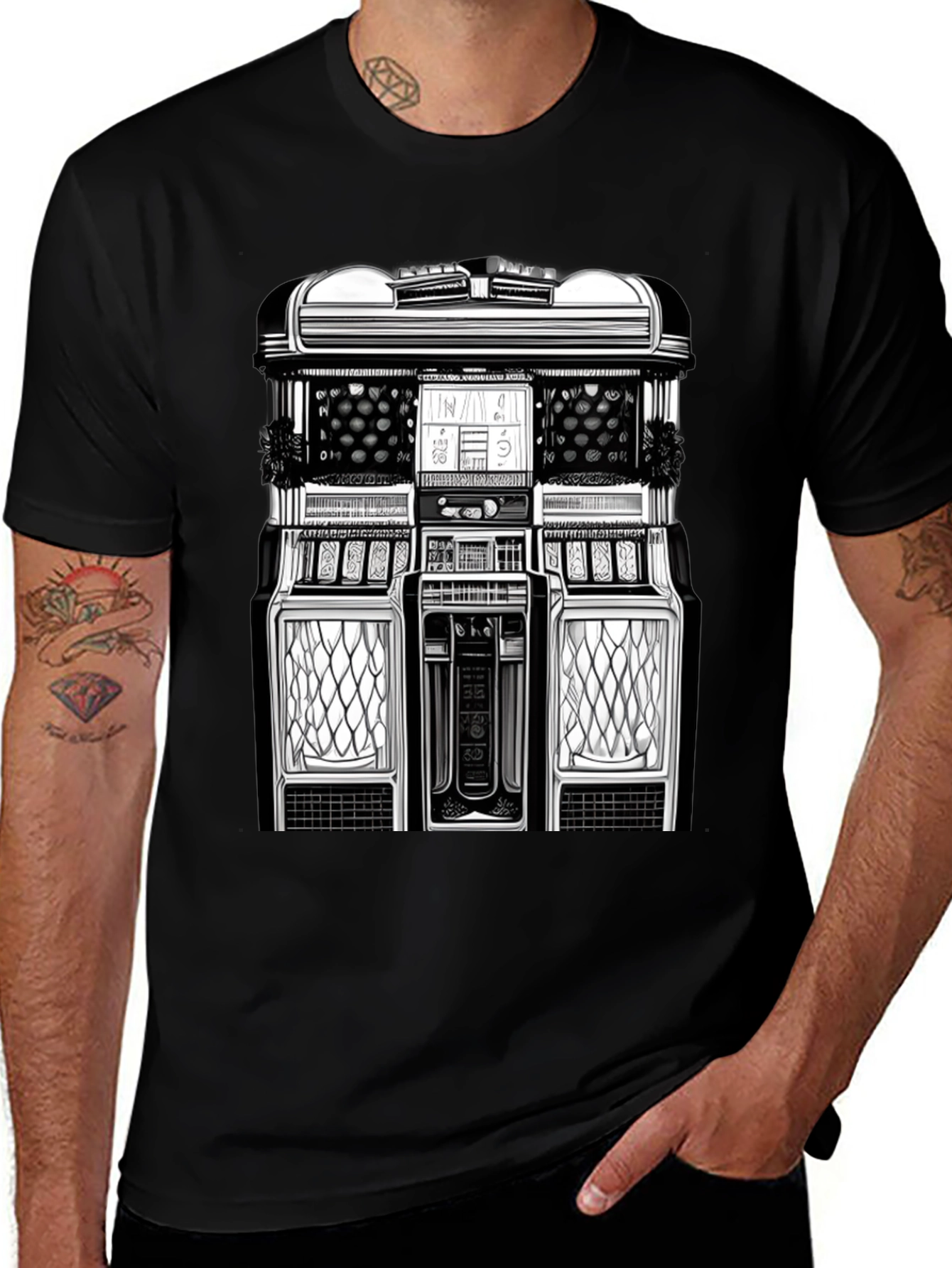 Retro Jukebox Graphic Tee