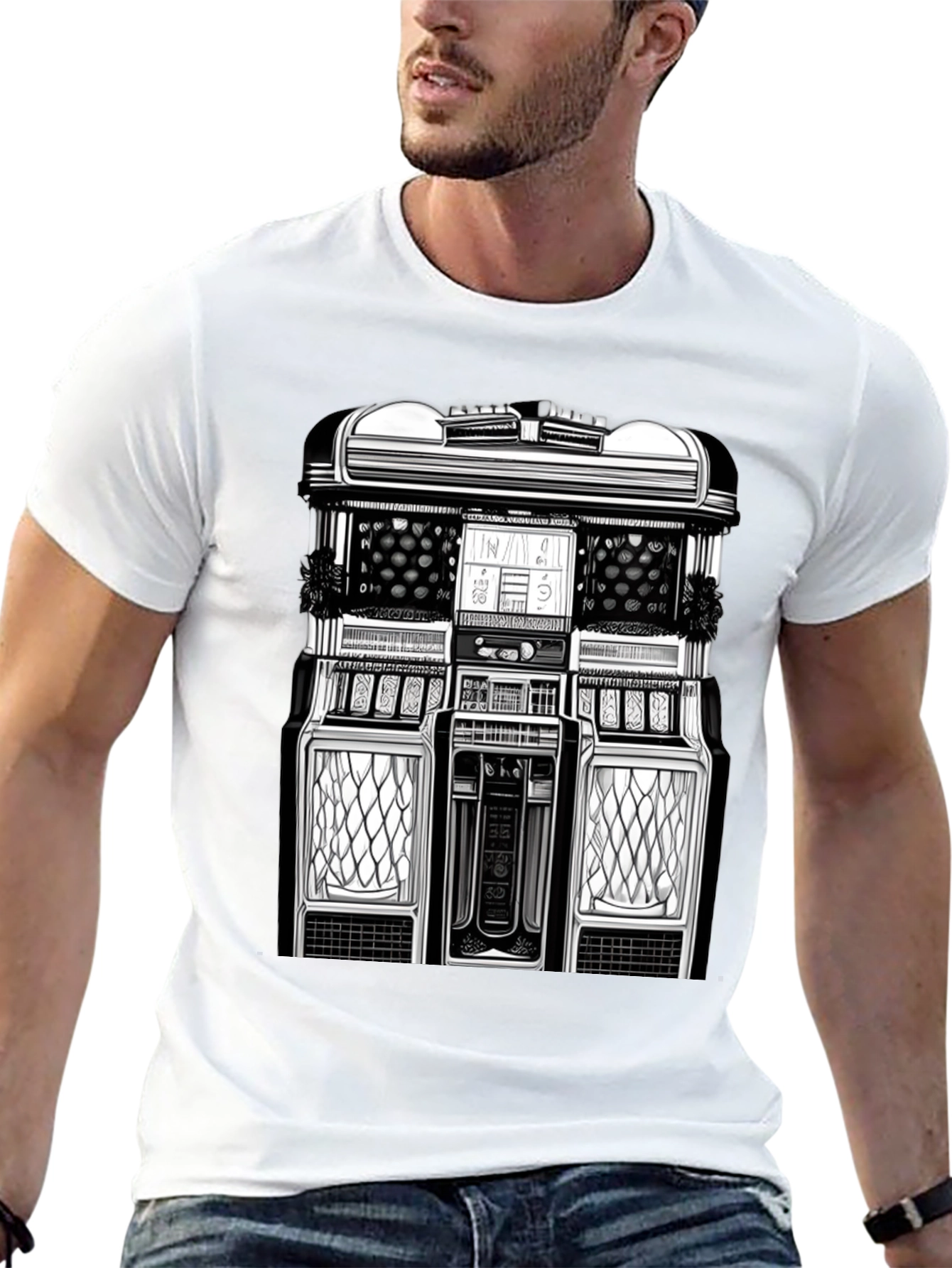Retro Jukebox Graphic Tee