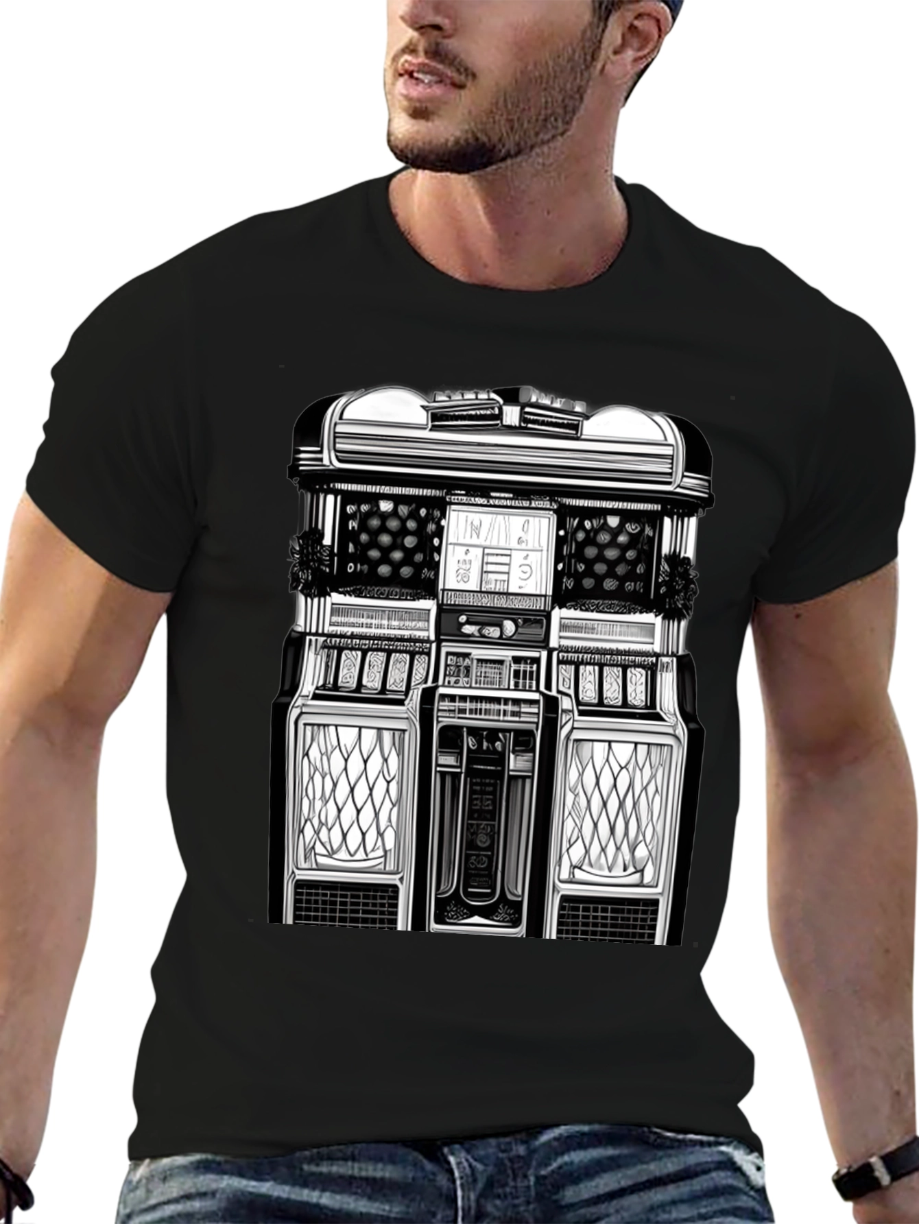 Retro Jukebox Graphic Tee