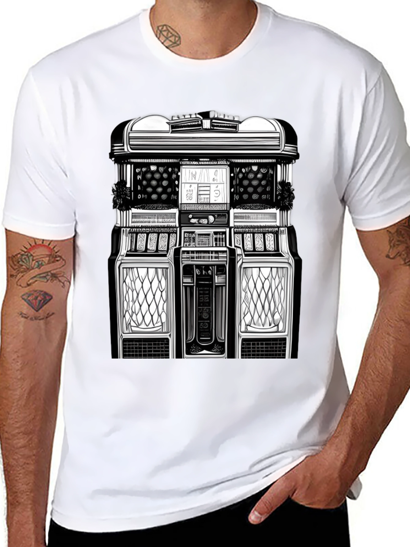 Retro Jukebox Graphic Tee