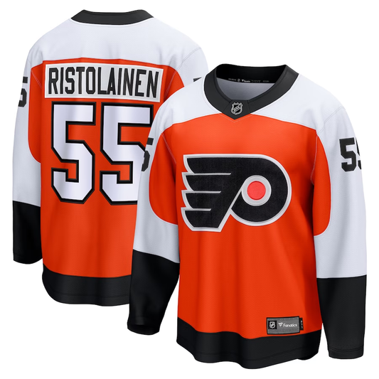 Men's Philadelphia Flyers Rasmus Ristolainen #55 Orange Player Jerseys
