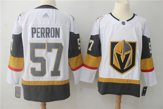 Men's Vegas Golden Knights David Perron #57 White Breakaway Player Jerseys