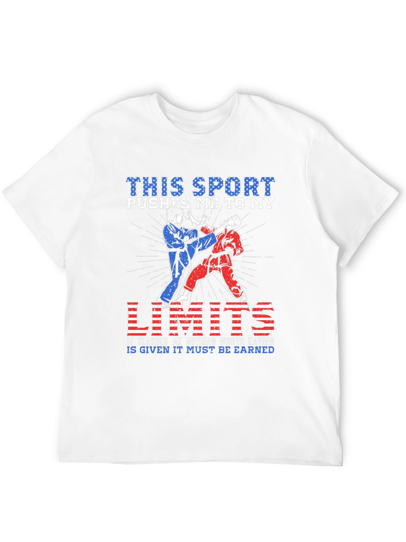 Martial Arts T-Shirt - Pushes Me To My Limits