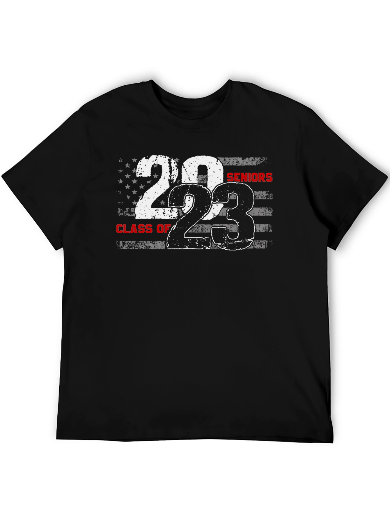 Seniors Class of 2023 Flag Graphic T-Shirt