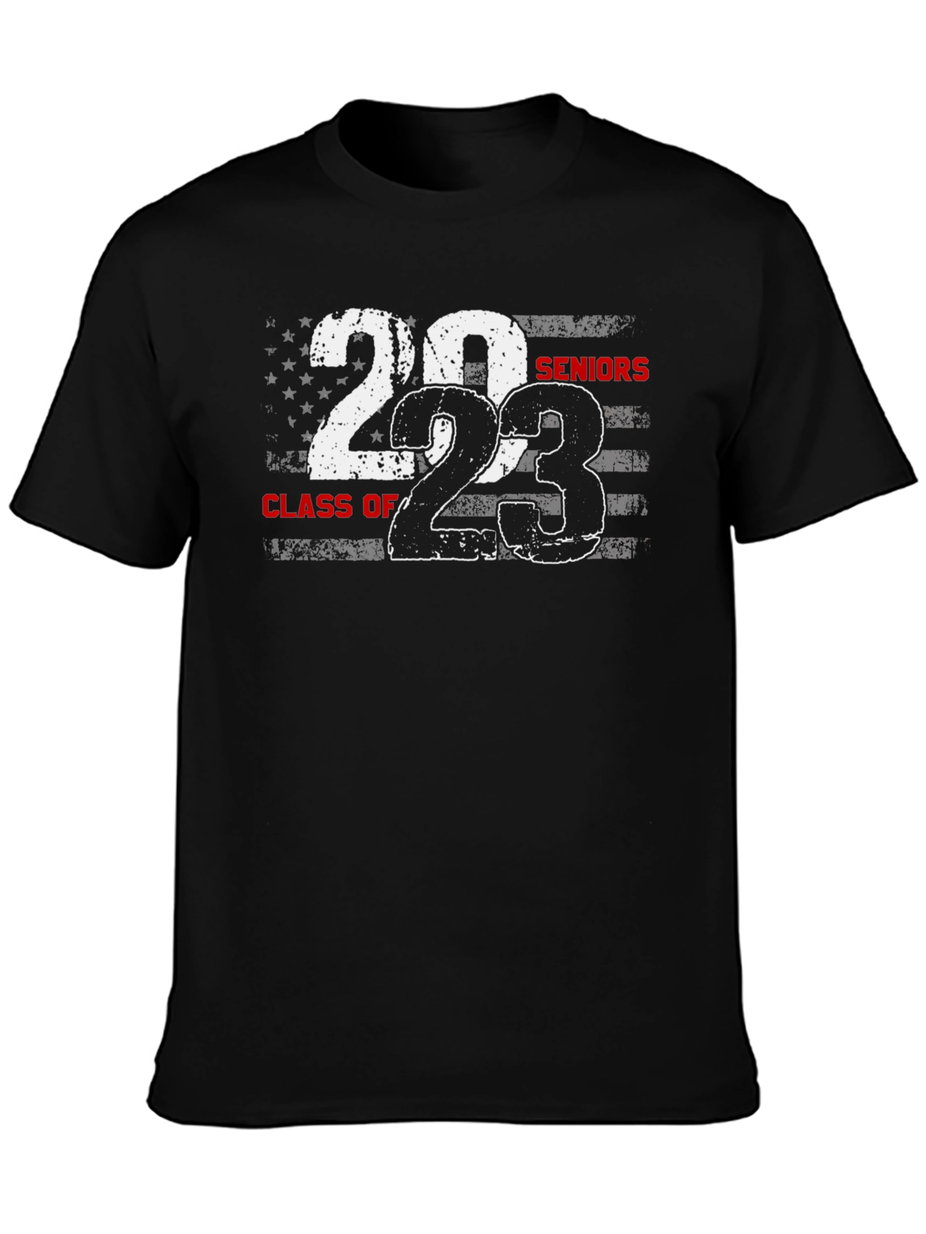 Seniors Class of 2023 Flag Graphic T-Shirt