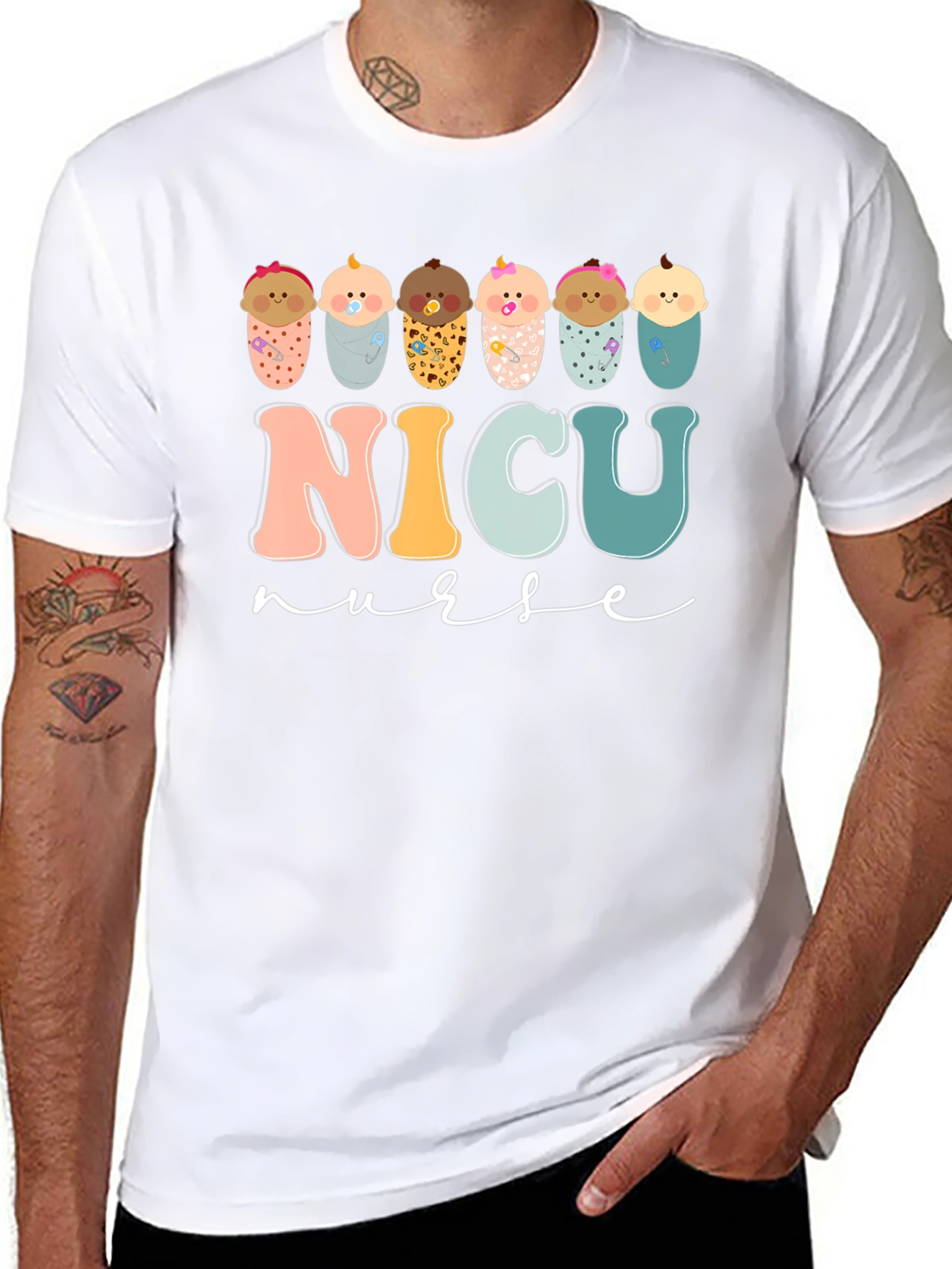 NICU Nurse T-Shirt - Adorable Baby Design