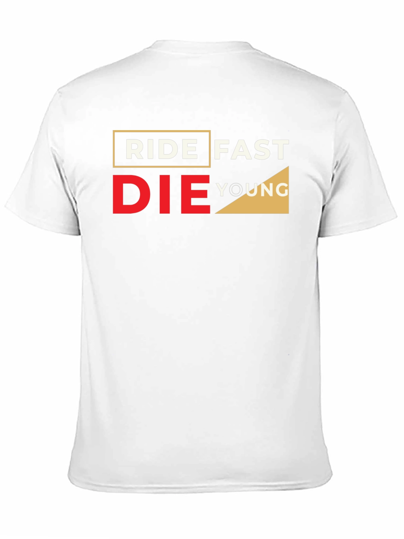 Ride Fast Die Young Graphic Black T-Shirt