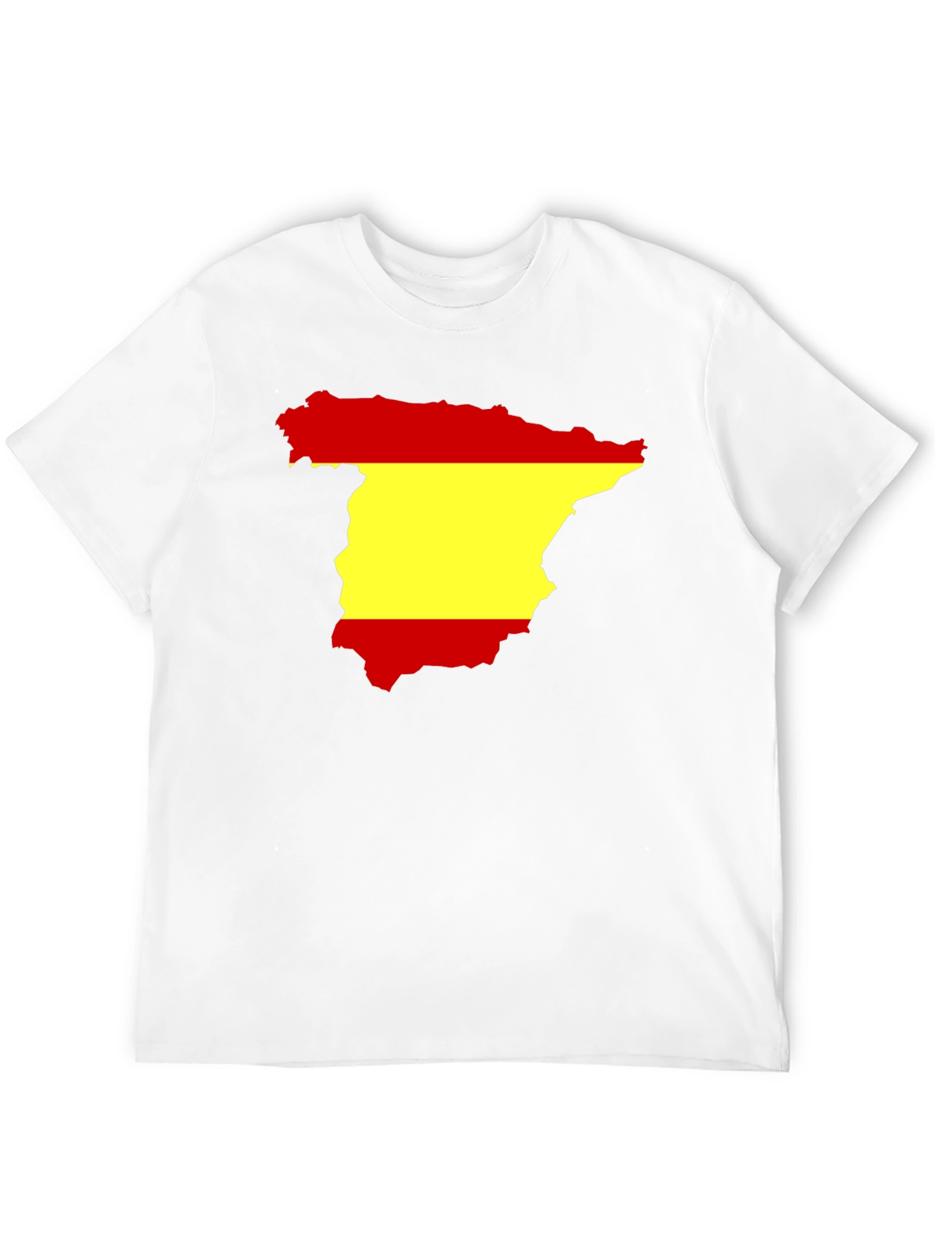 Spain Flag Map Graphic T-Shirt