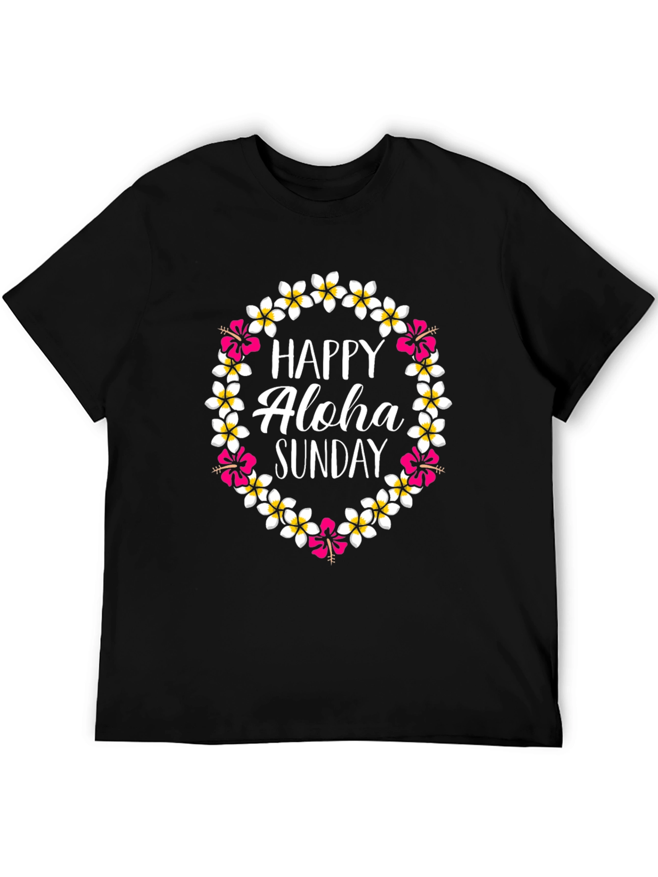 Happy Aloha Sunday Graphic T-Shirt