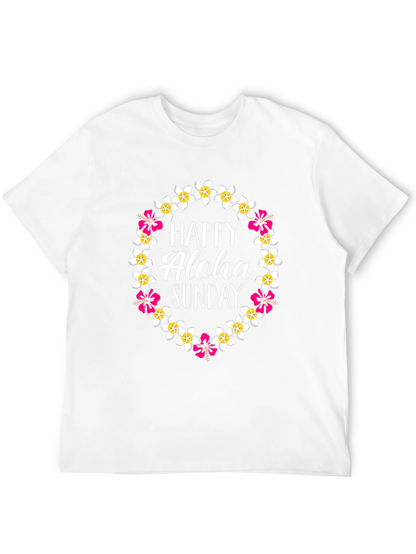 Happy Aloha Sunday Graphic T-Shirt