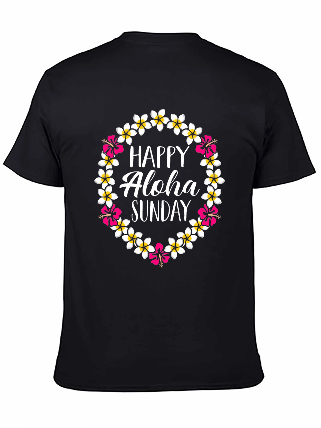 Happy Aloha Sunday Graphic T-Shirt