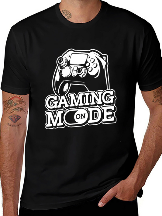 Gaming Mode On T-Shirt - Black Gamer Tee