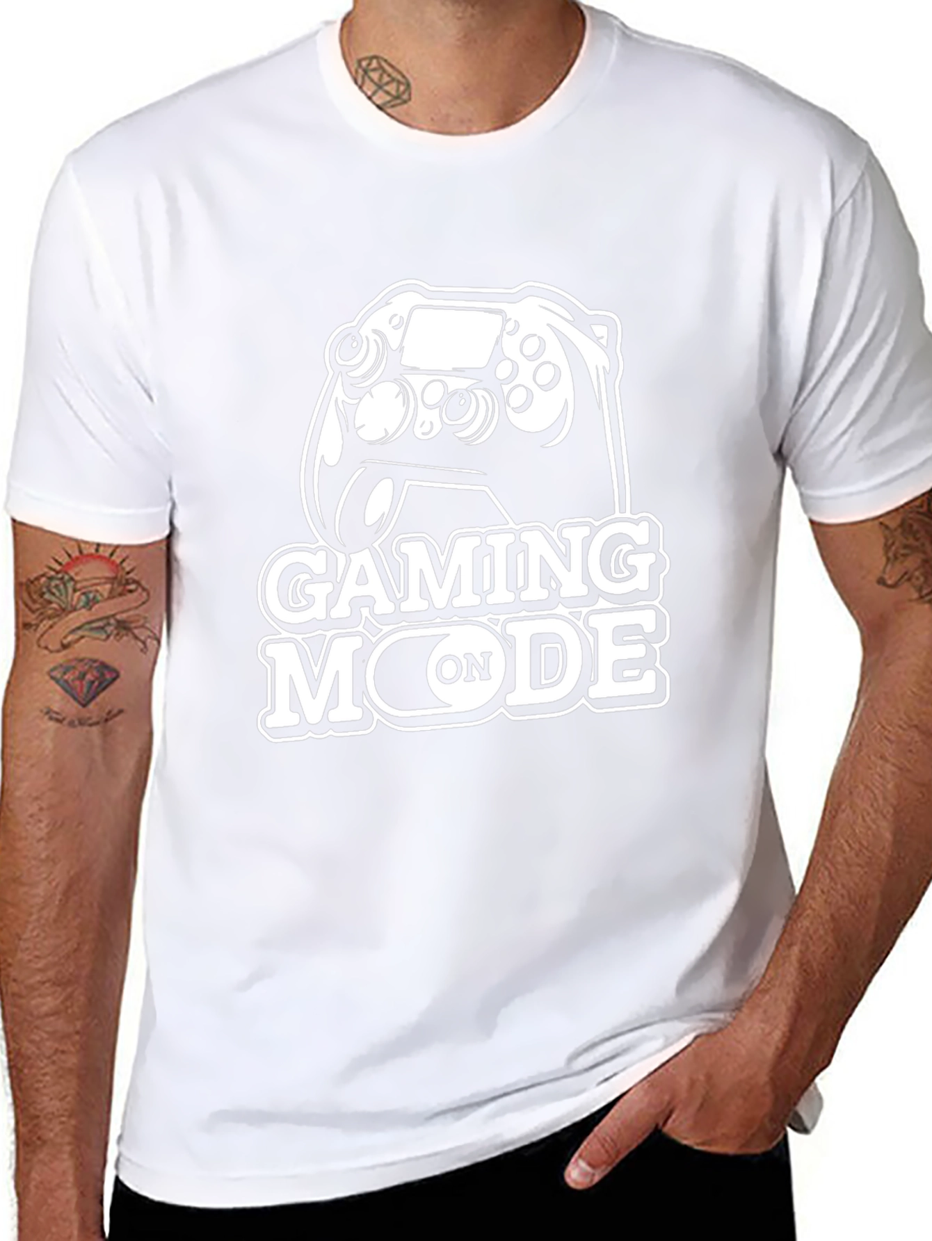 Gaming Mode On T-Shirt - Black Gamer Tee