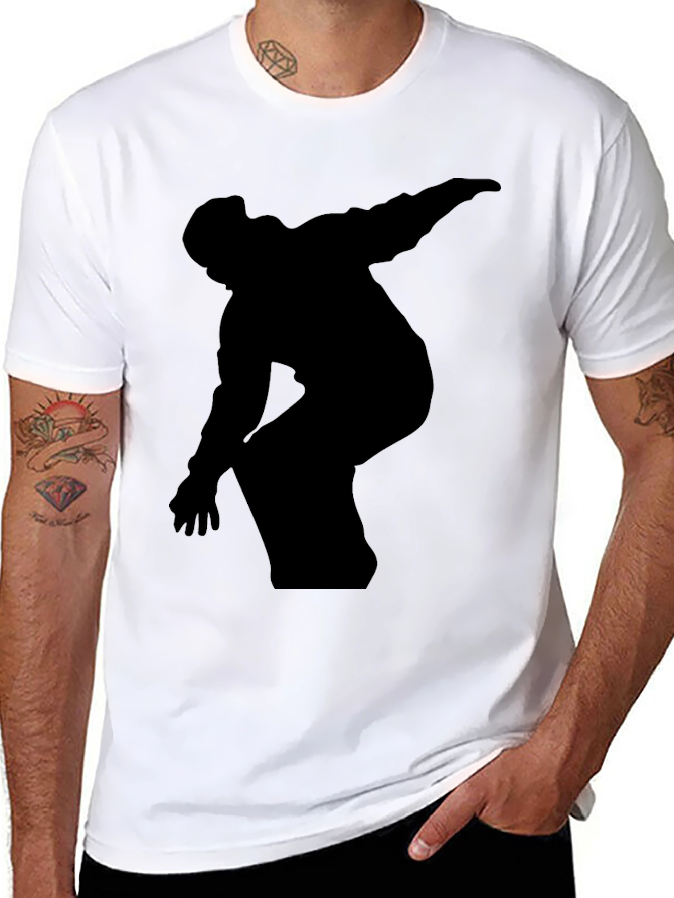 Silhouette Rider Black T-Shirt