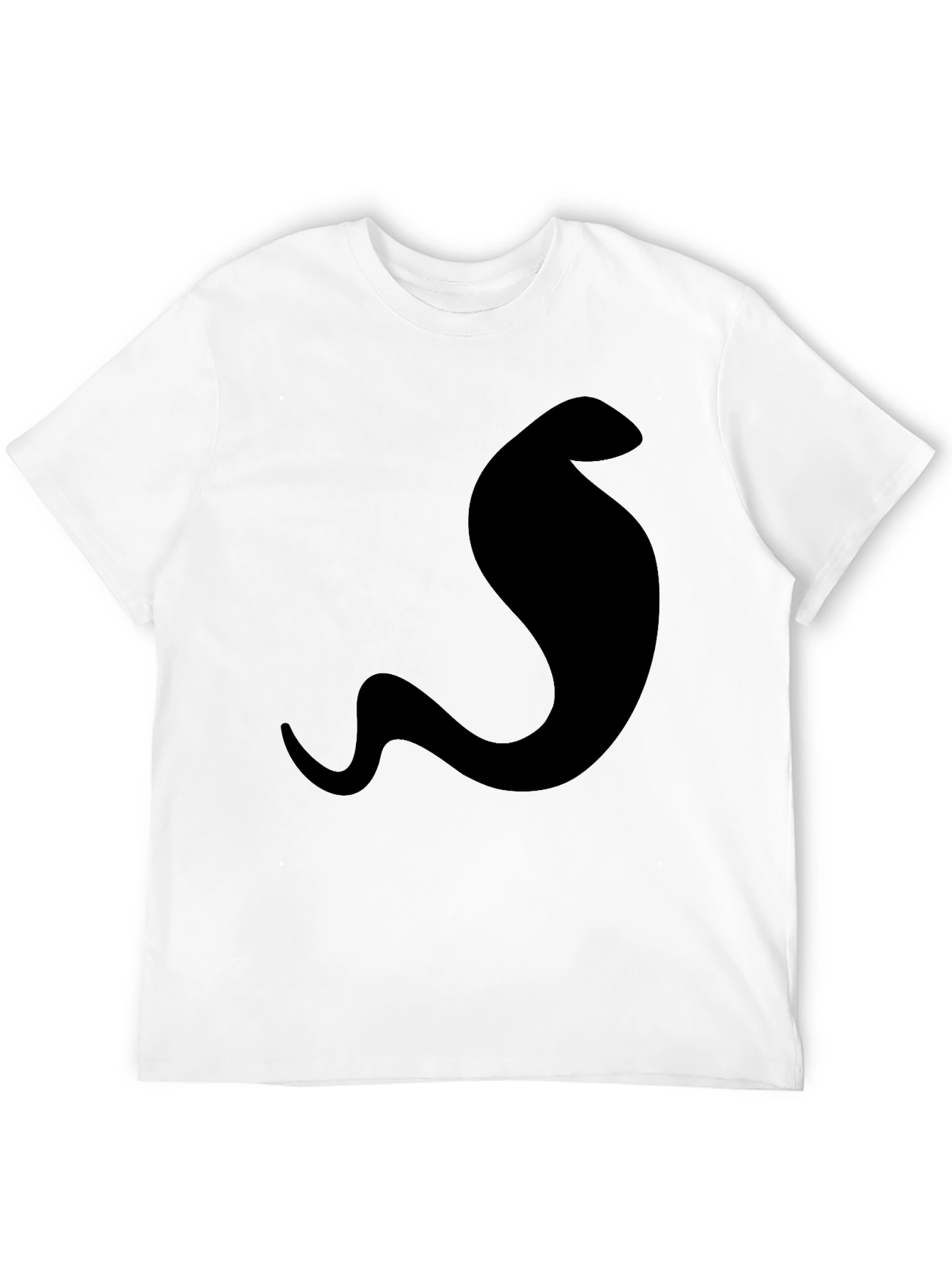 Mens Cobra Graphic Tee - Sleek Black T-Shirt