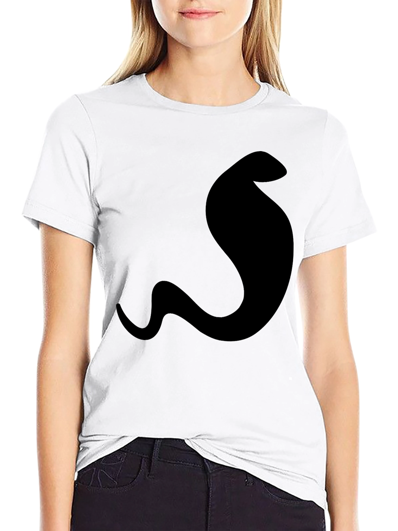 Mens Cobra Graphic Tee - Sleek Black T-Shirt