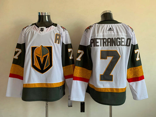 Men's Vegas Golden Knights Alex Pietrangelo #7 White Breakaway Player Jerseys