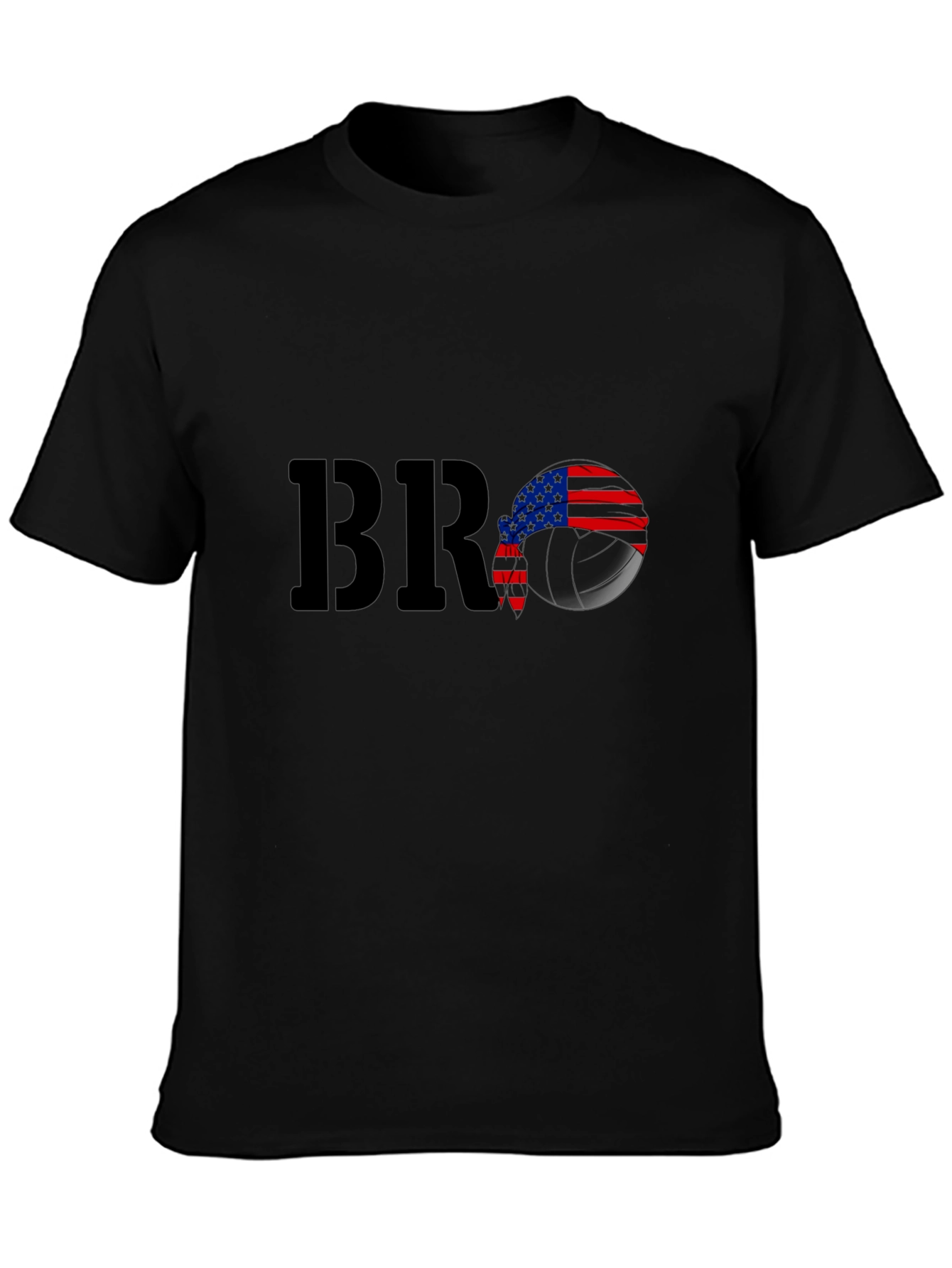 BRO Patriotic Volleyball Graphic Tee