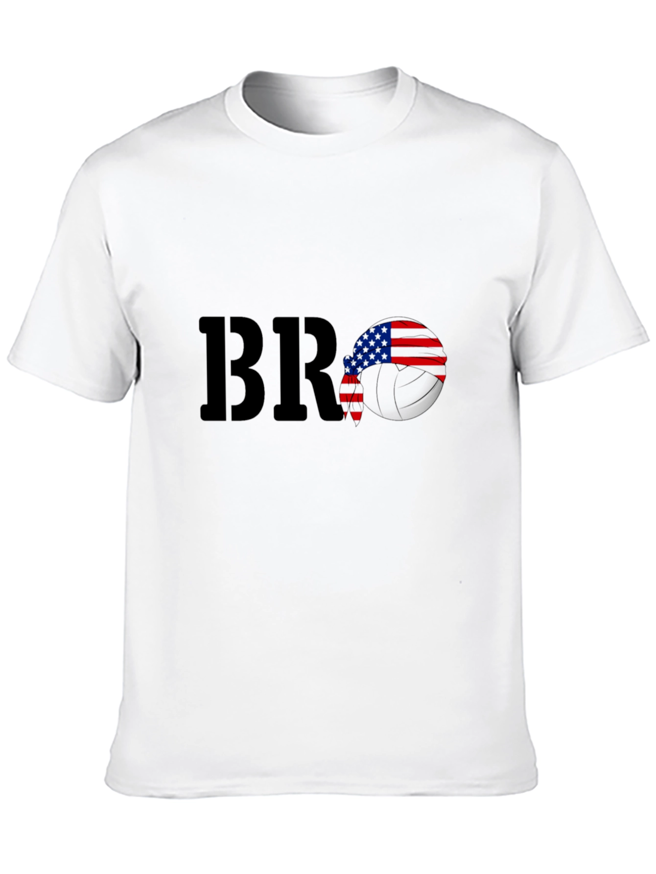 BRO Patriotic Volleyball Graphic Tee