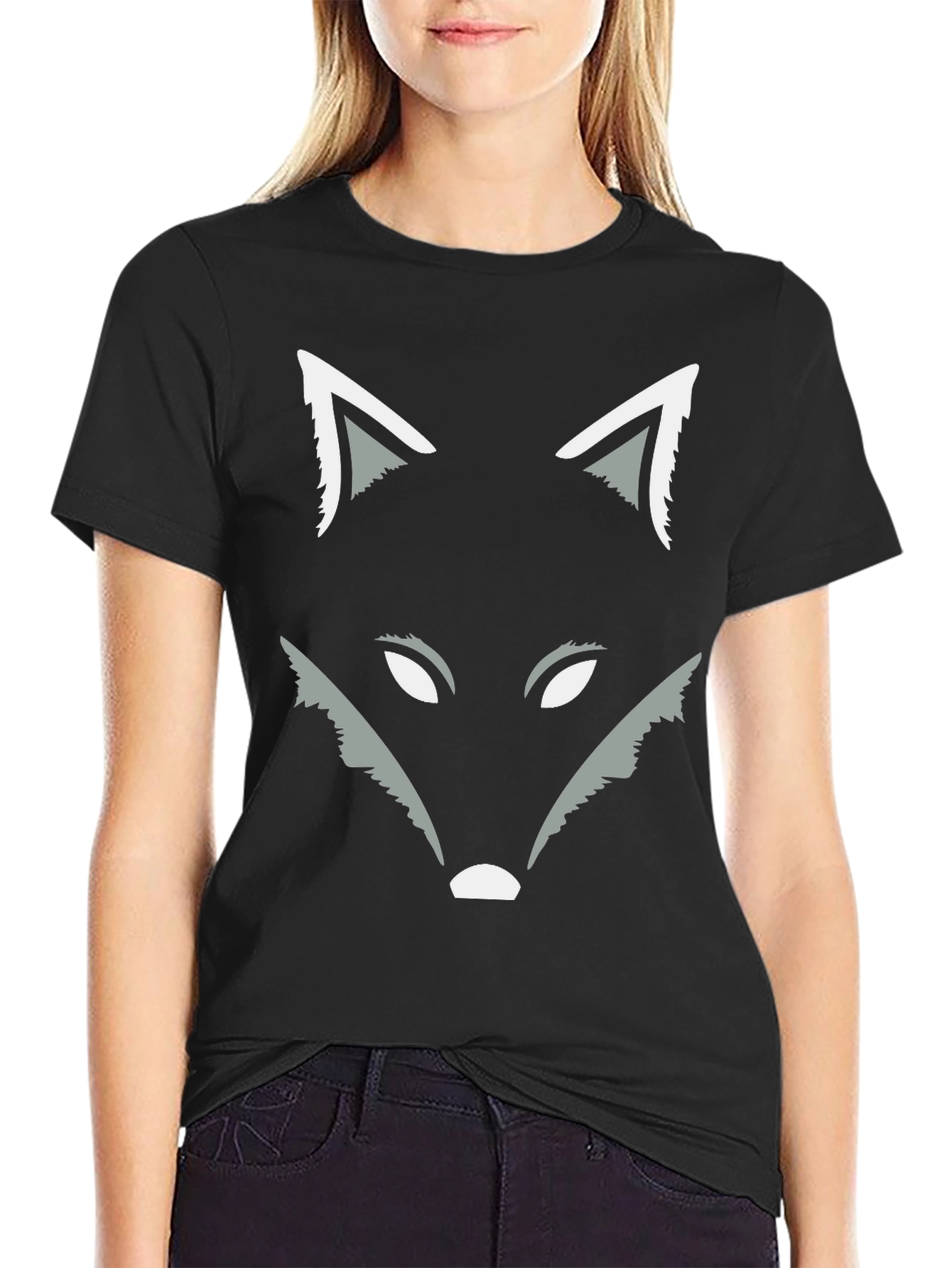 Fox Graphic Tee - Stylish Animal Design T-Shirt