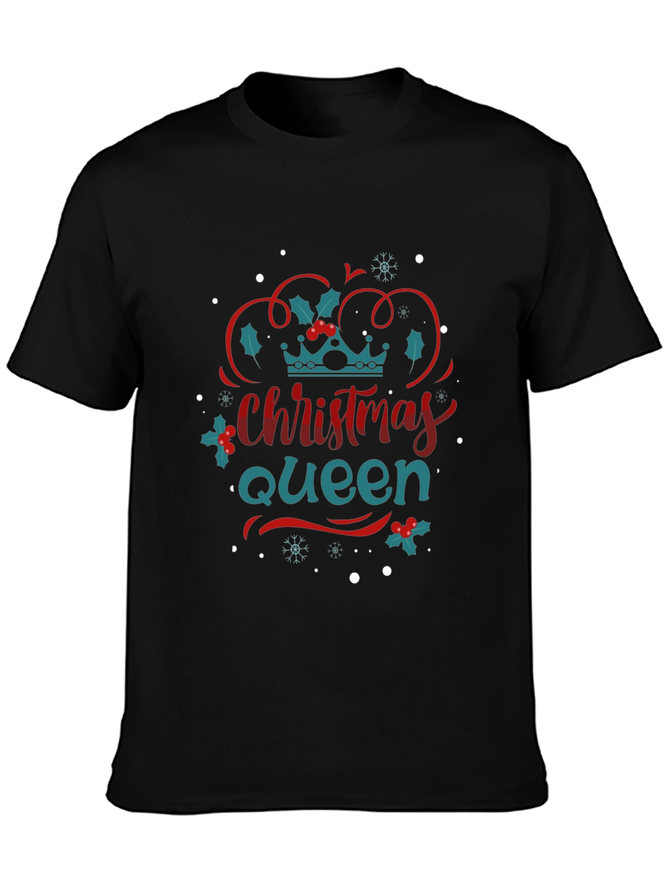 Christmas Queen Graphic Tee - Holiday Style