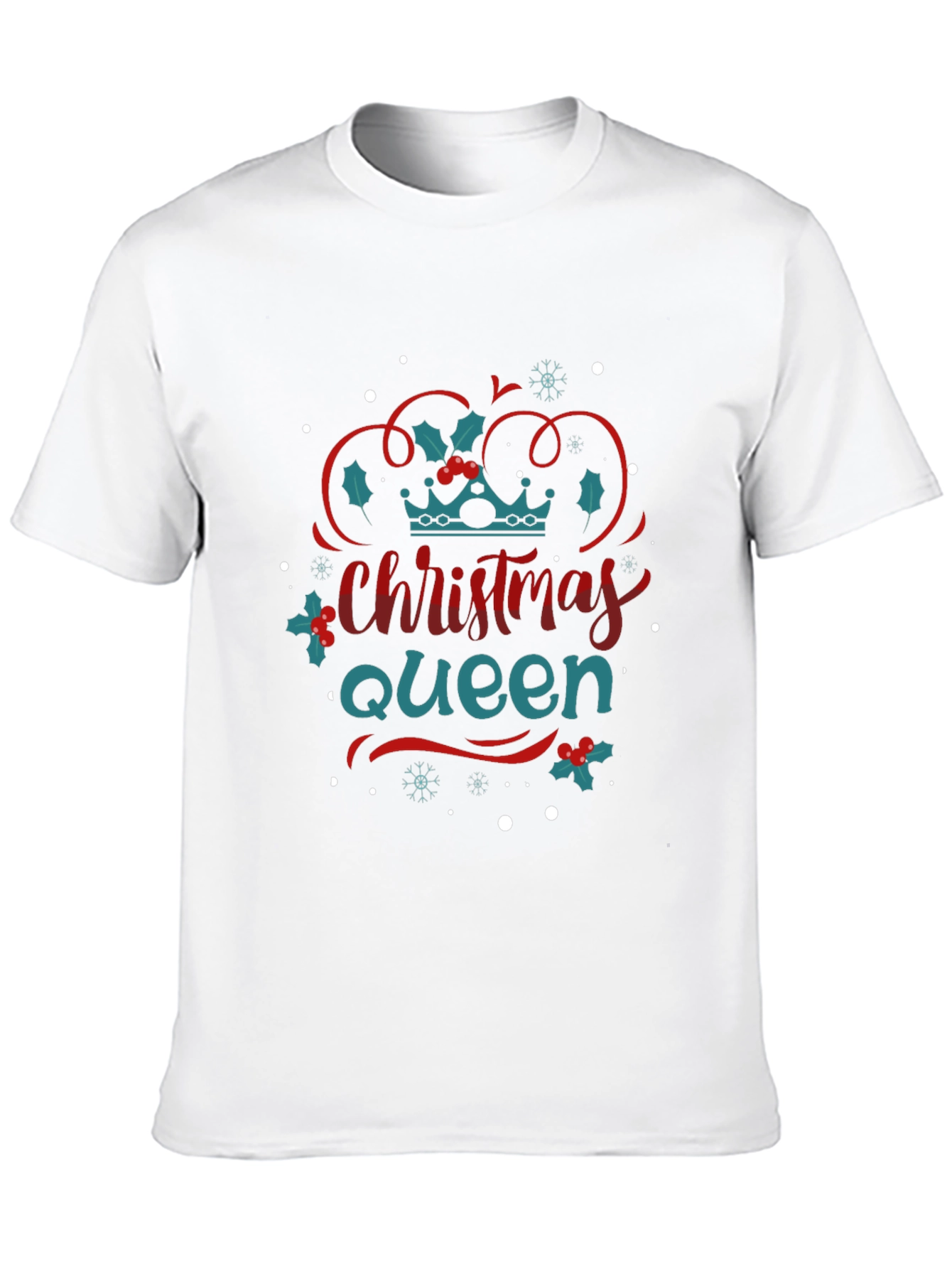 Christmas Queen Graphic Tee - Holiday Style