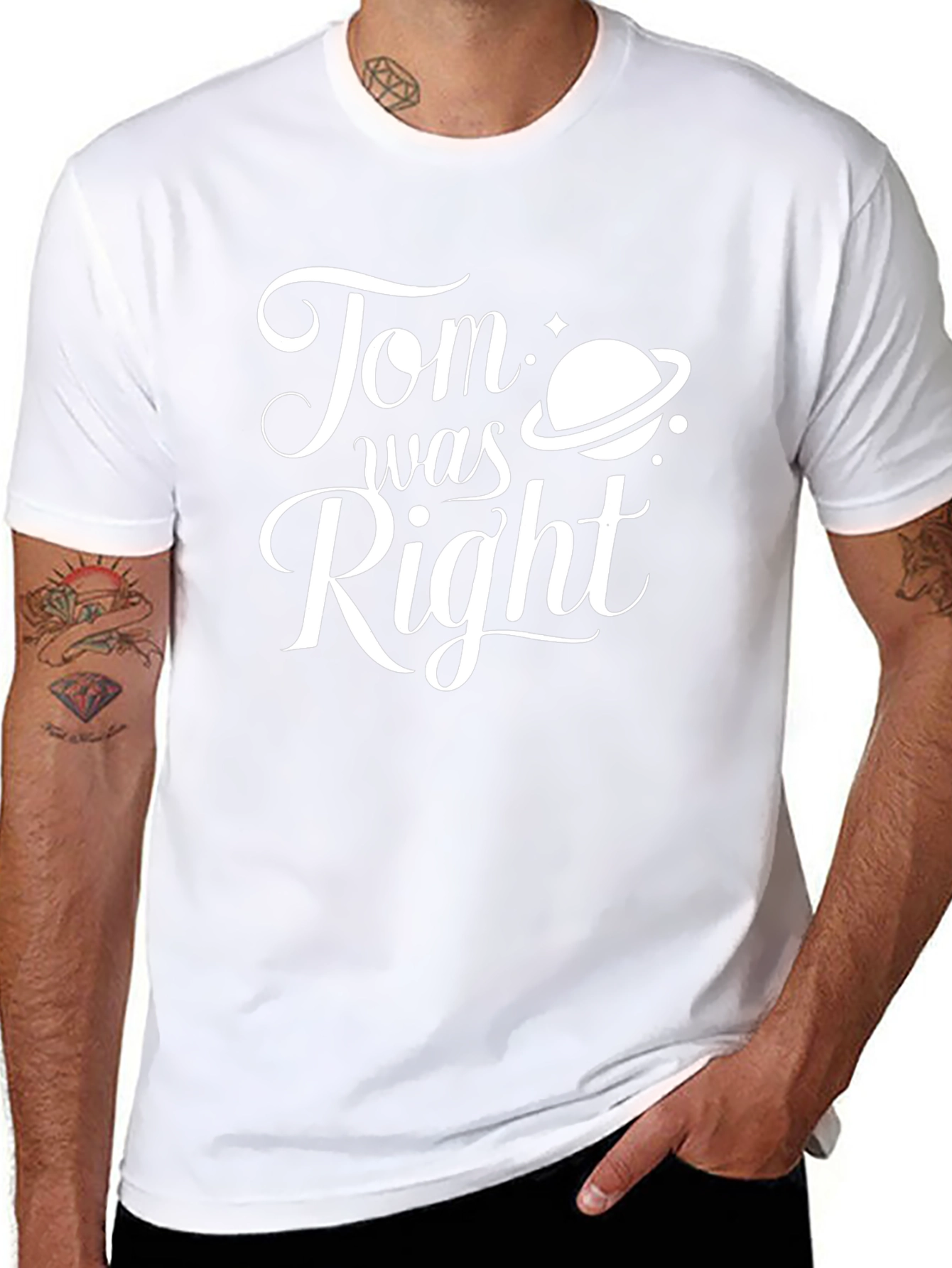 Tom Was Right T-Shirt - Saturn Graphic Tee