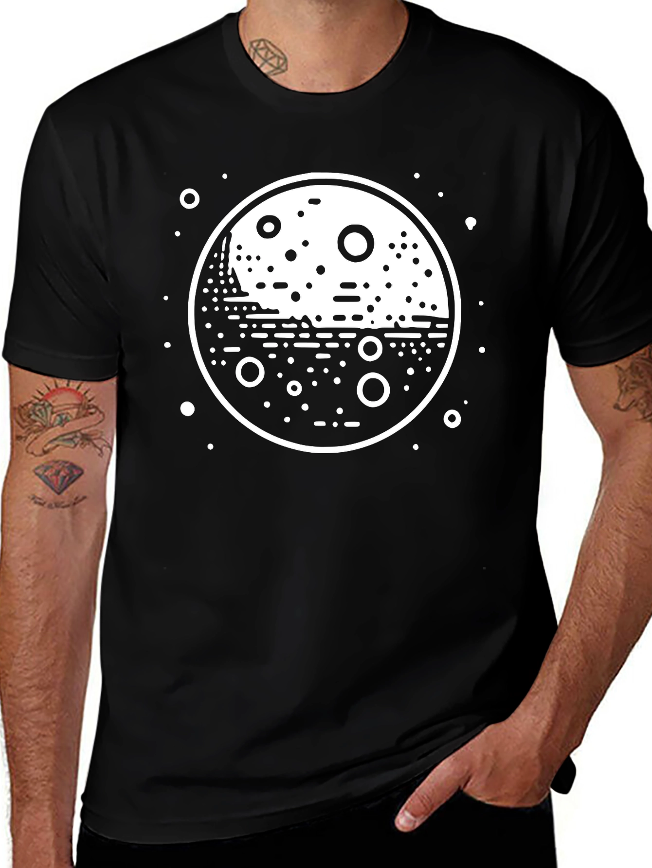 Black Moon Graphic T-Shirt