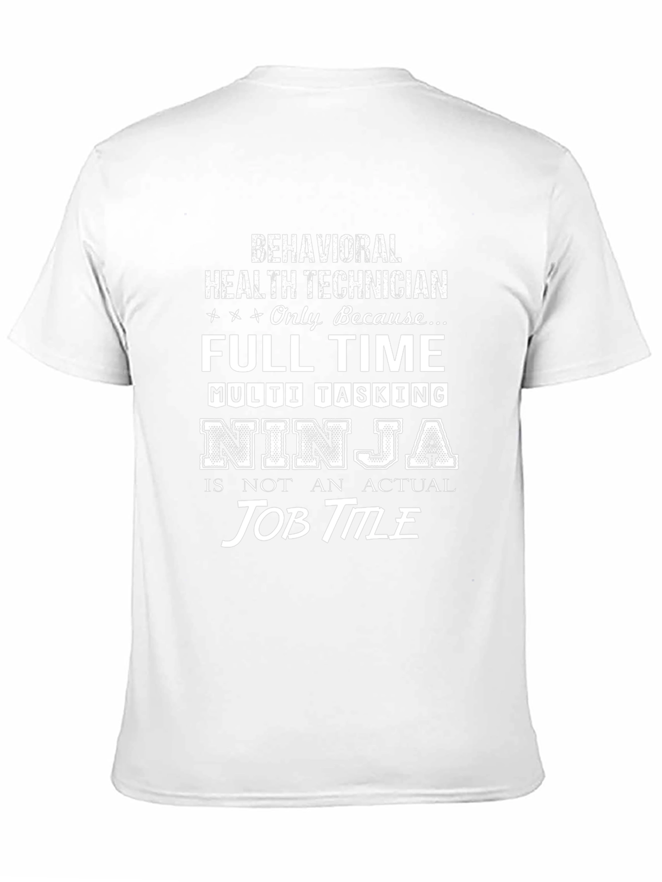 Behavioral Health Technician Ninja T-Shirt