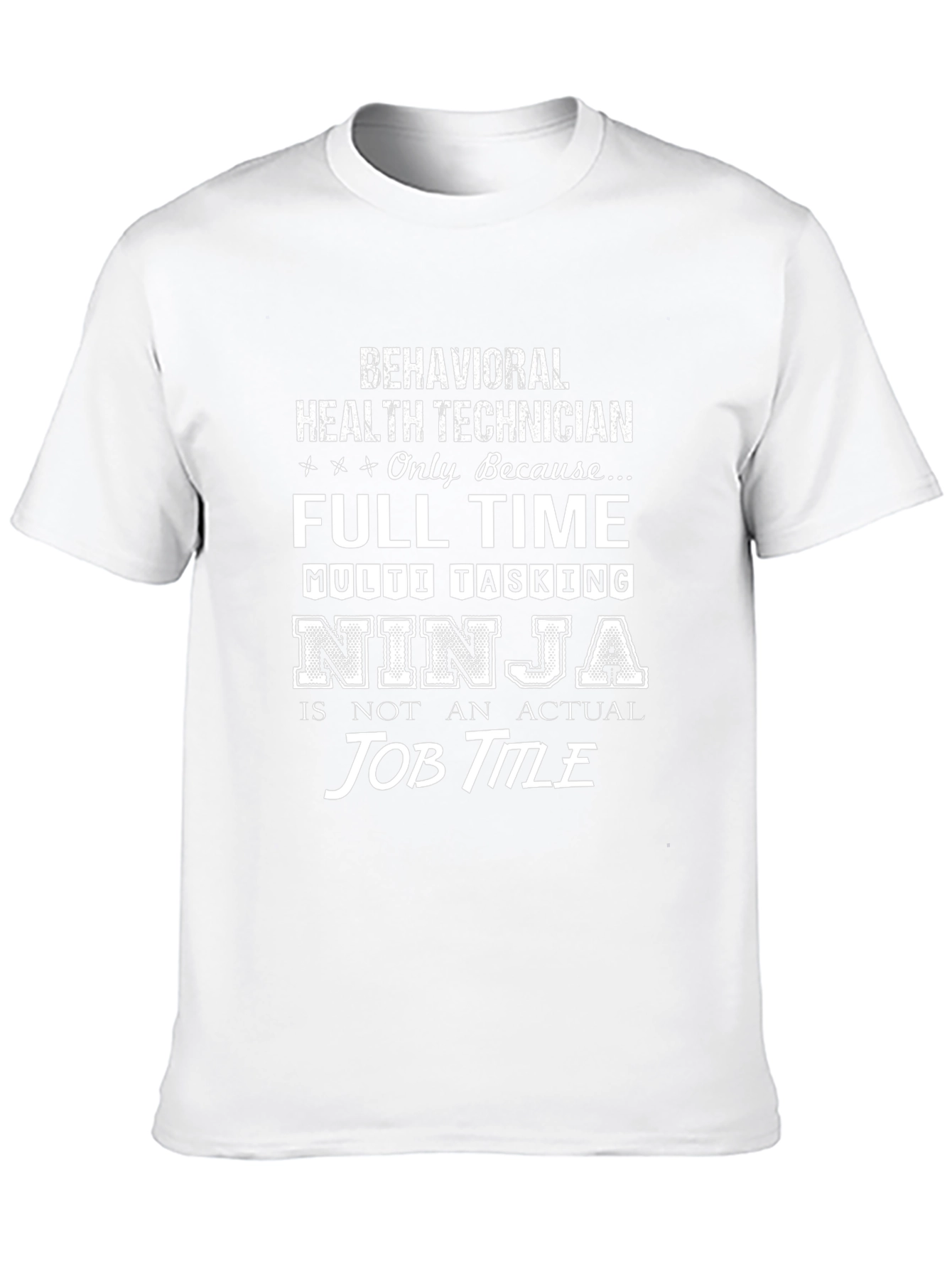 Behavioral Health Technician Ninja T-Shirt