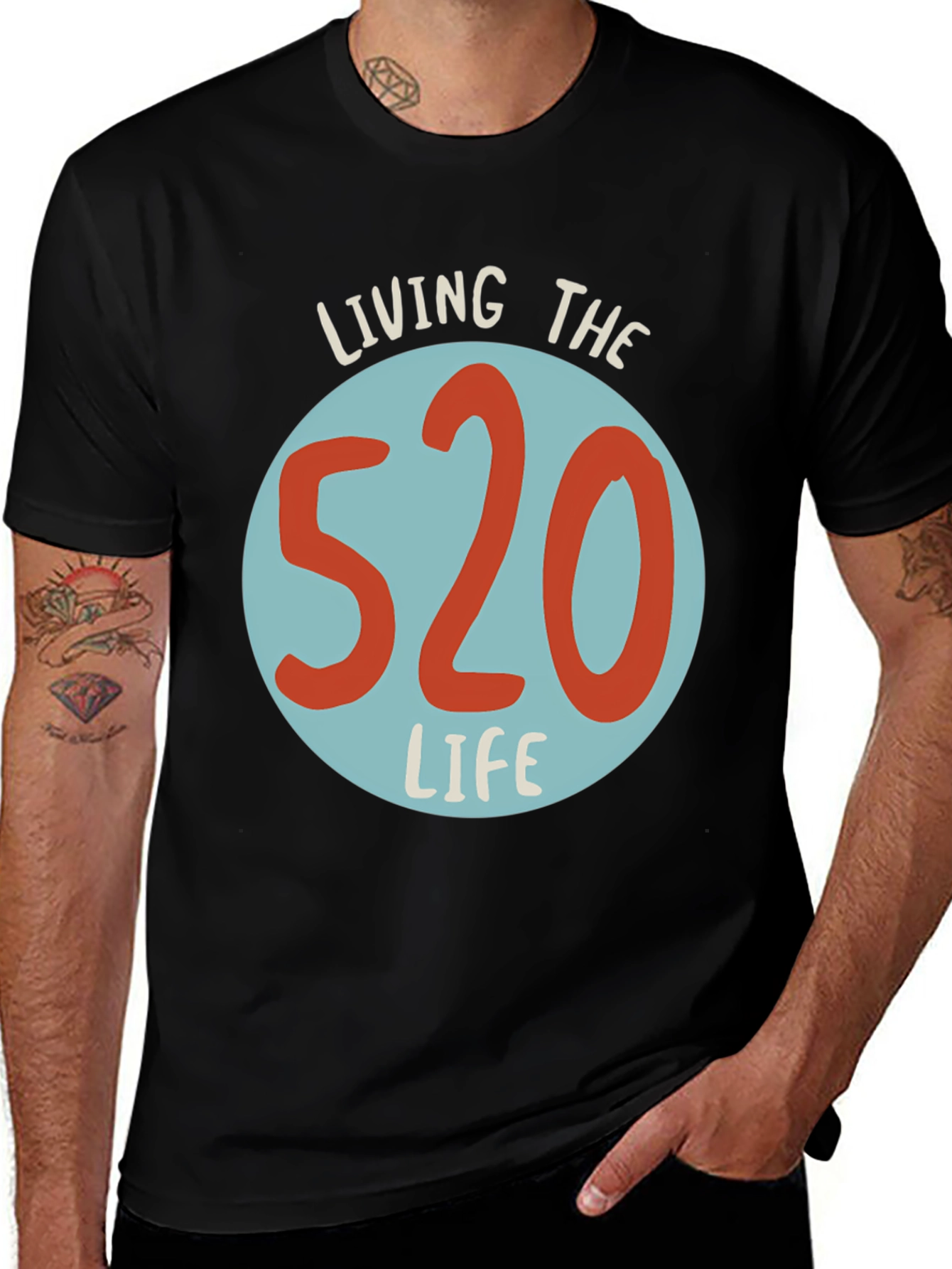 Living the 520 Life T-Shirt - Graphic Tee