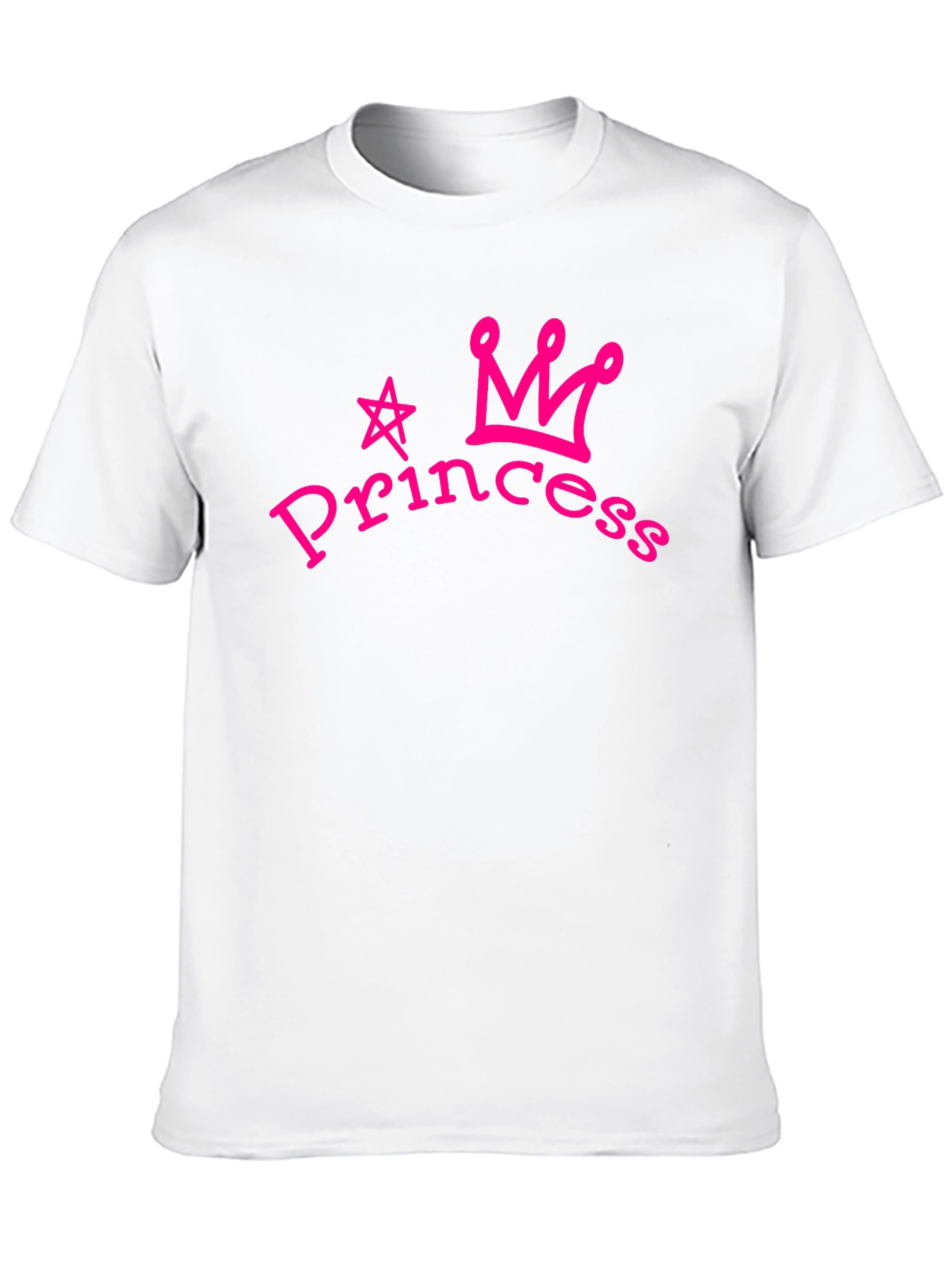 Princess Crown Graphic Tee - Stylish Black T-Shirt