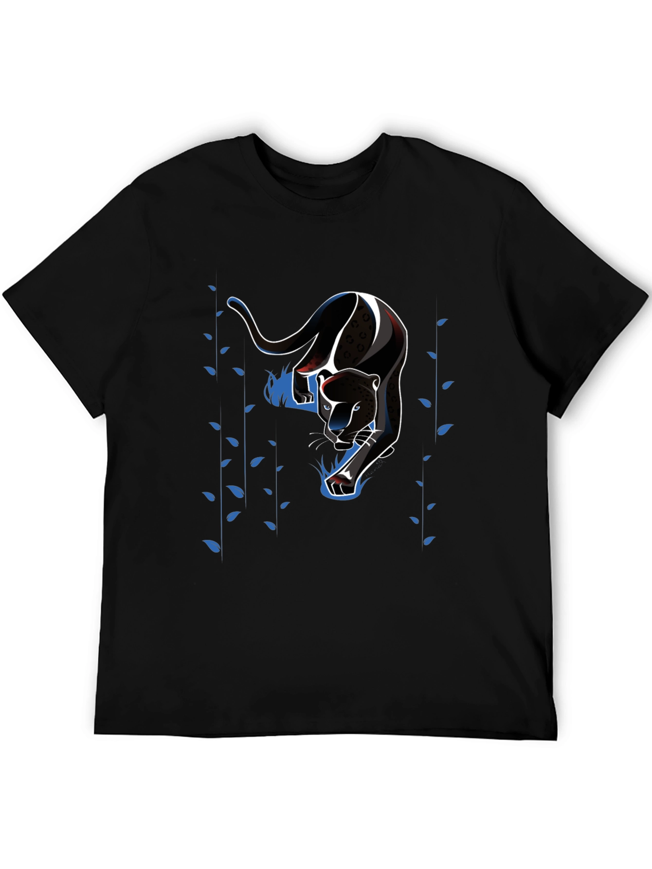 Black Panther Graphic Tee - Mens Short Sleeve