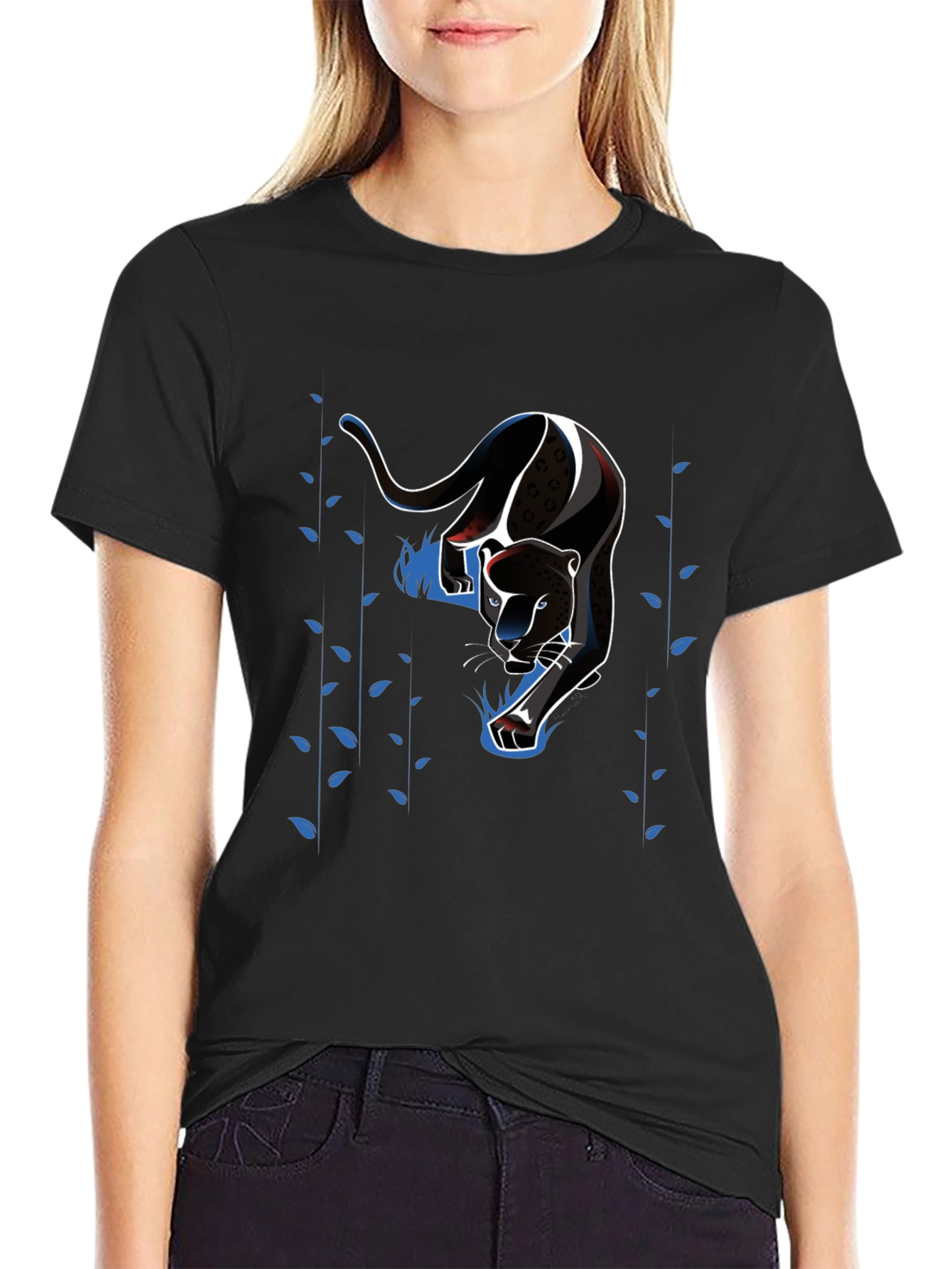 Black Panther Graphic Tee - Mens Short Sleeve