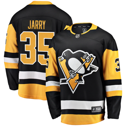 Men's Pittsburgh Penguins Tristan Jarry #35 Black Player Jerseys