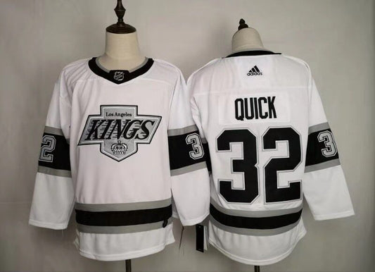Men's Los Angeles Kings Jonathan Quick #32 White Breakaway Jerseys