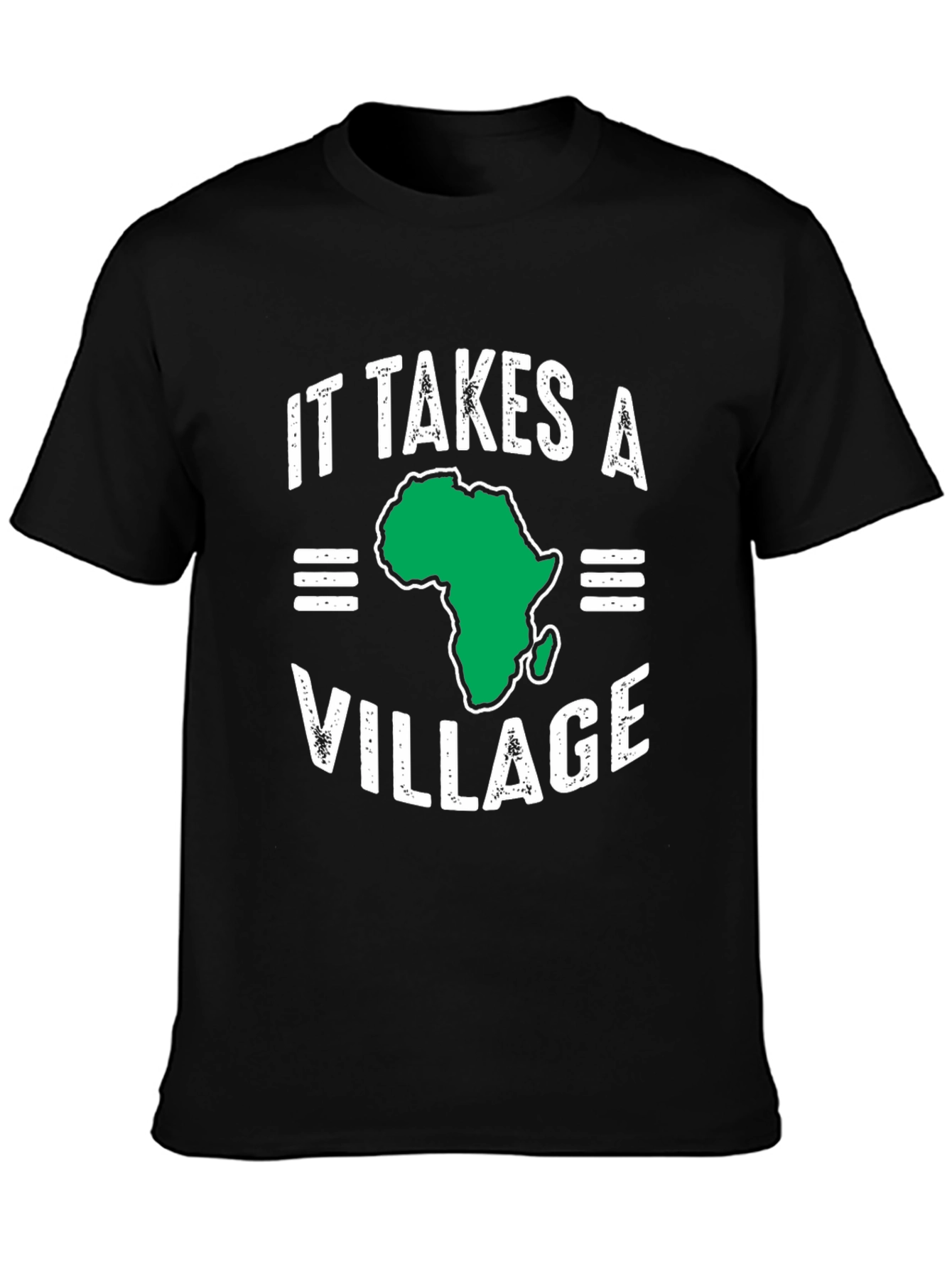 It Takes A Village Africa Map T-Shirt