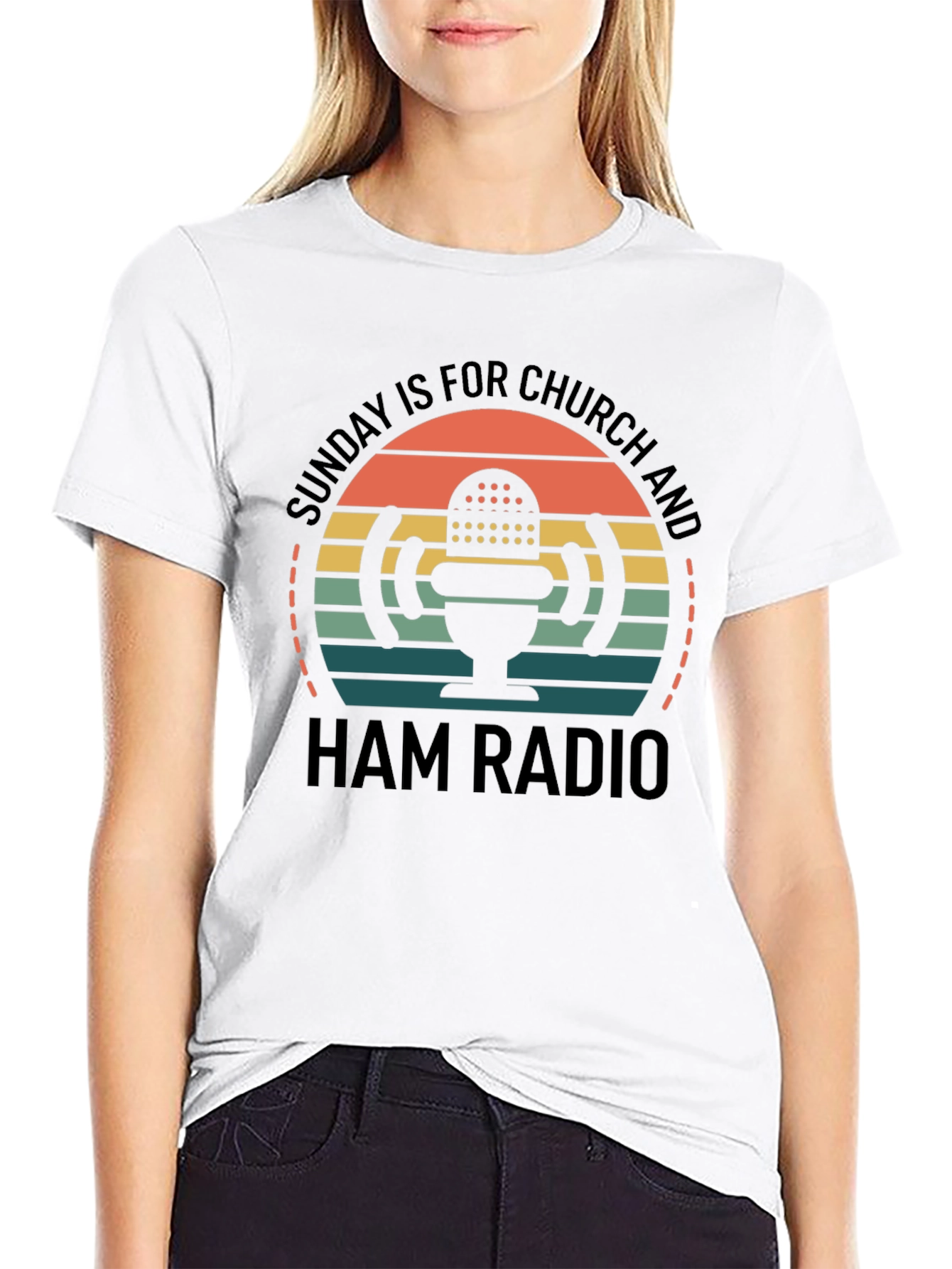 Sunday Church & Ham Radio T-Shirt