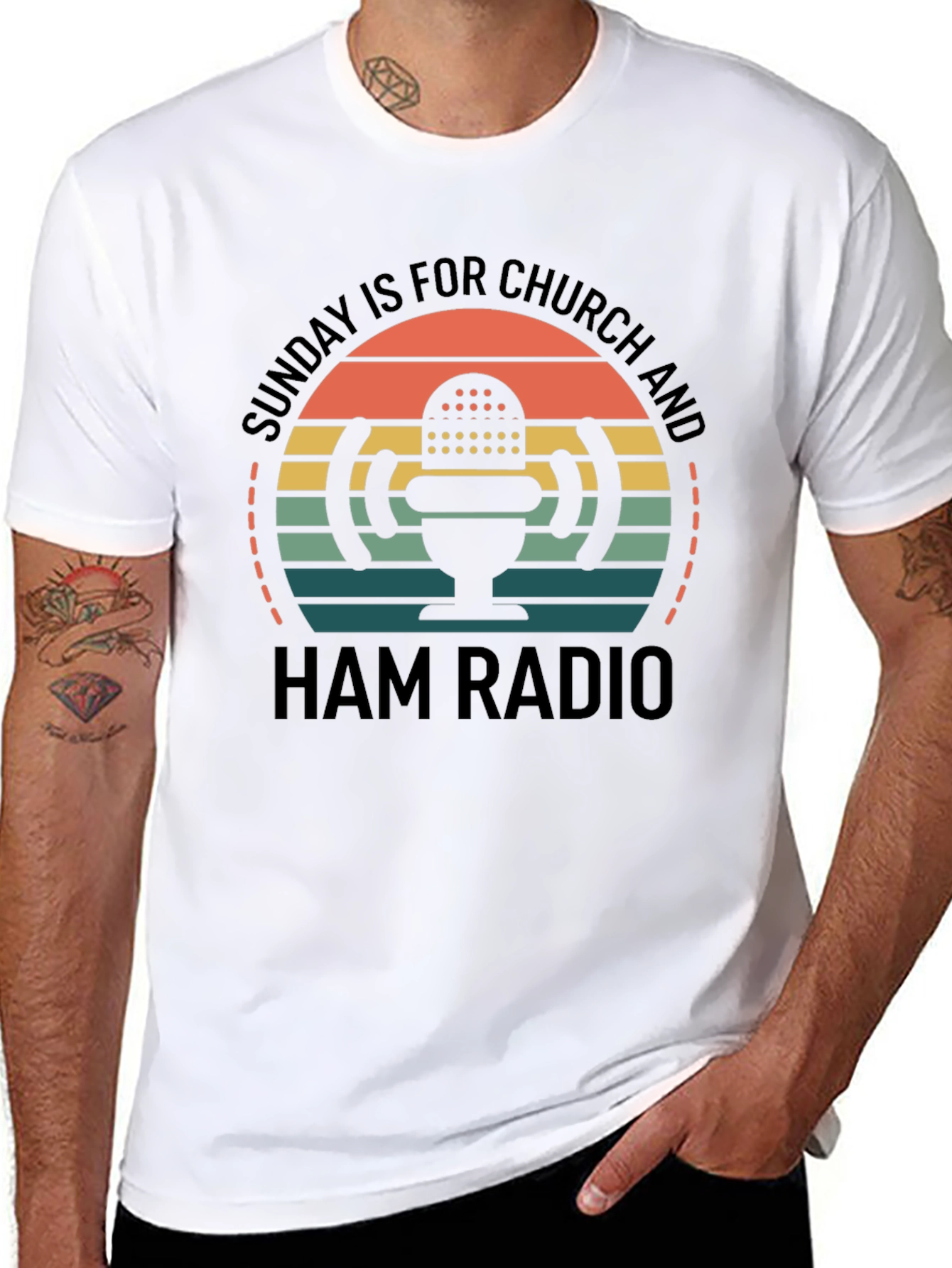 Sunday Church & Ham Radio T-Shirt