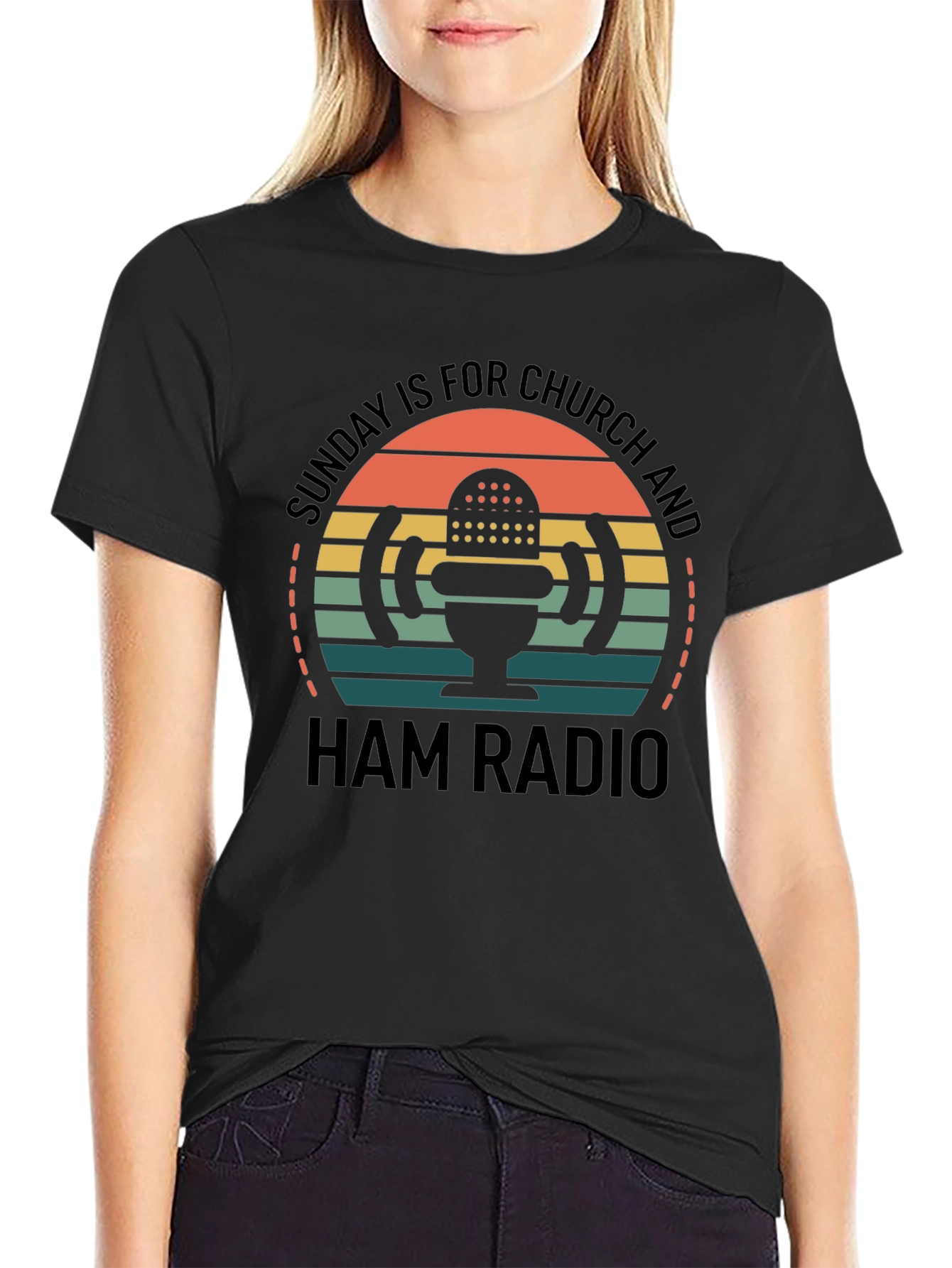 Sunday Church & Ham Radio T-Shirt