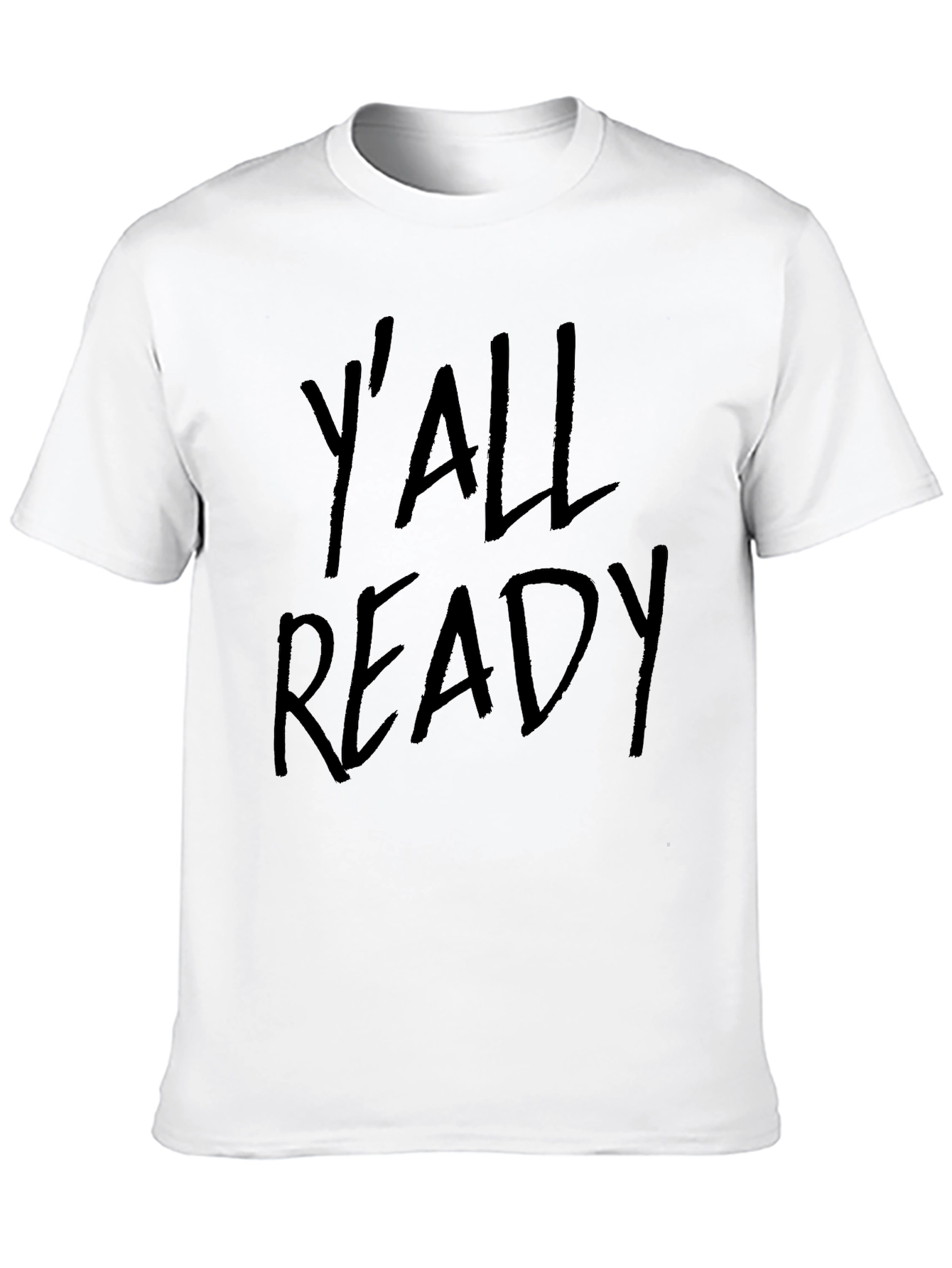 Yall Ready Black Graphic Tee