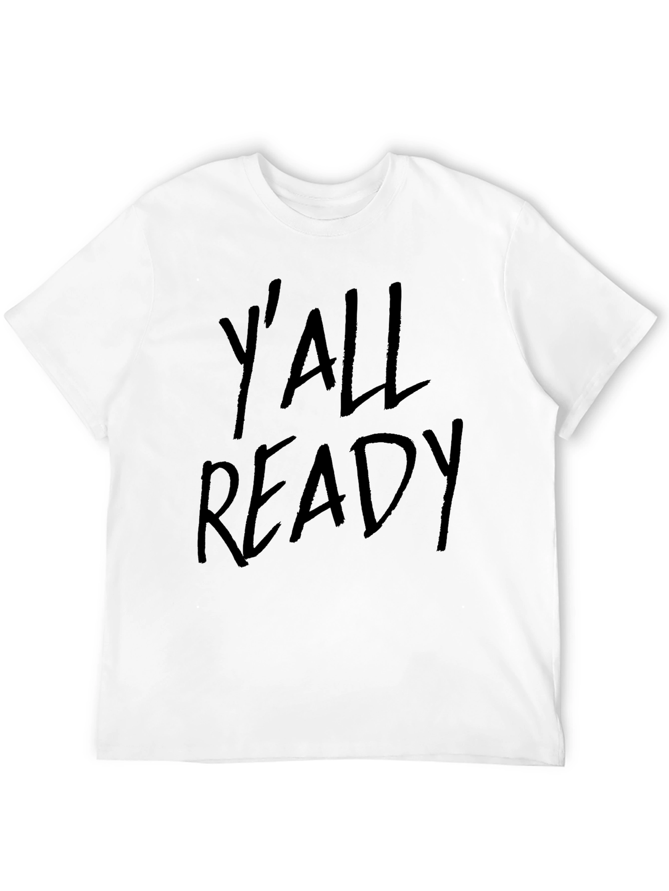 Yall Ready Black Graphic Tee