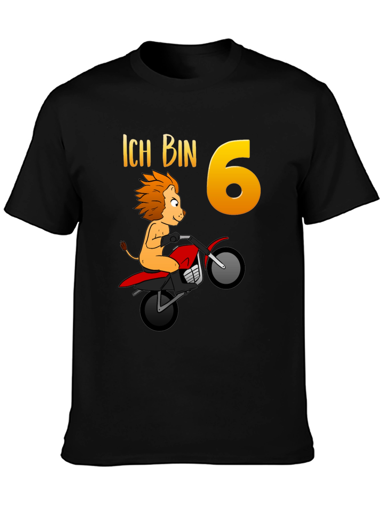 Lion 6th Birthday T-Shirt