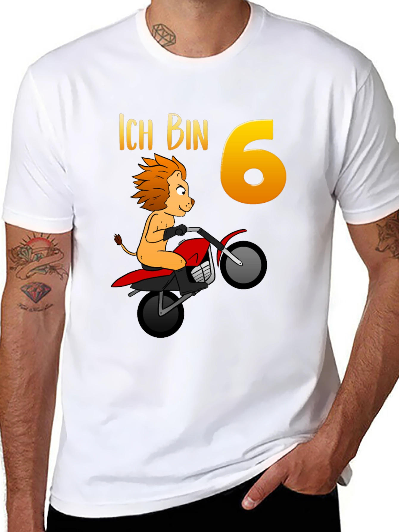 Lion 6th Birthday T-Shirt