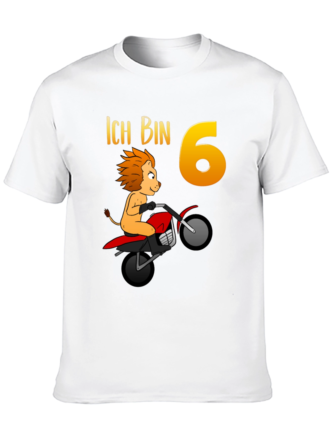 Lion 6th Birthday T-Shirt