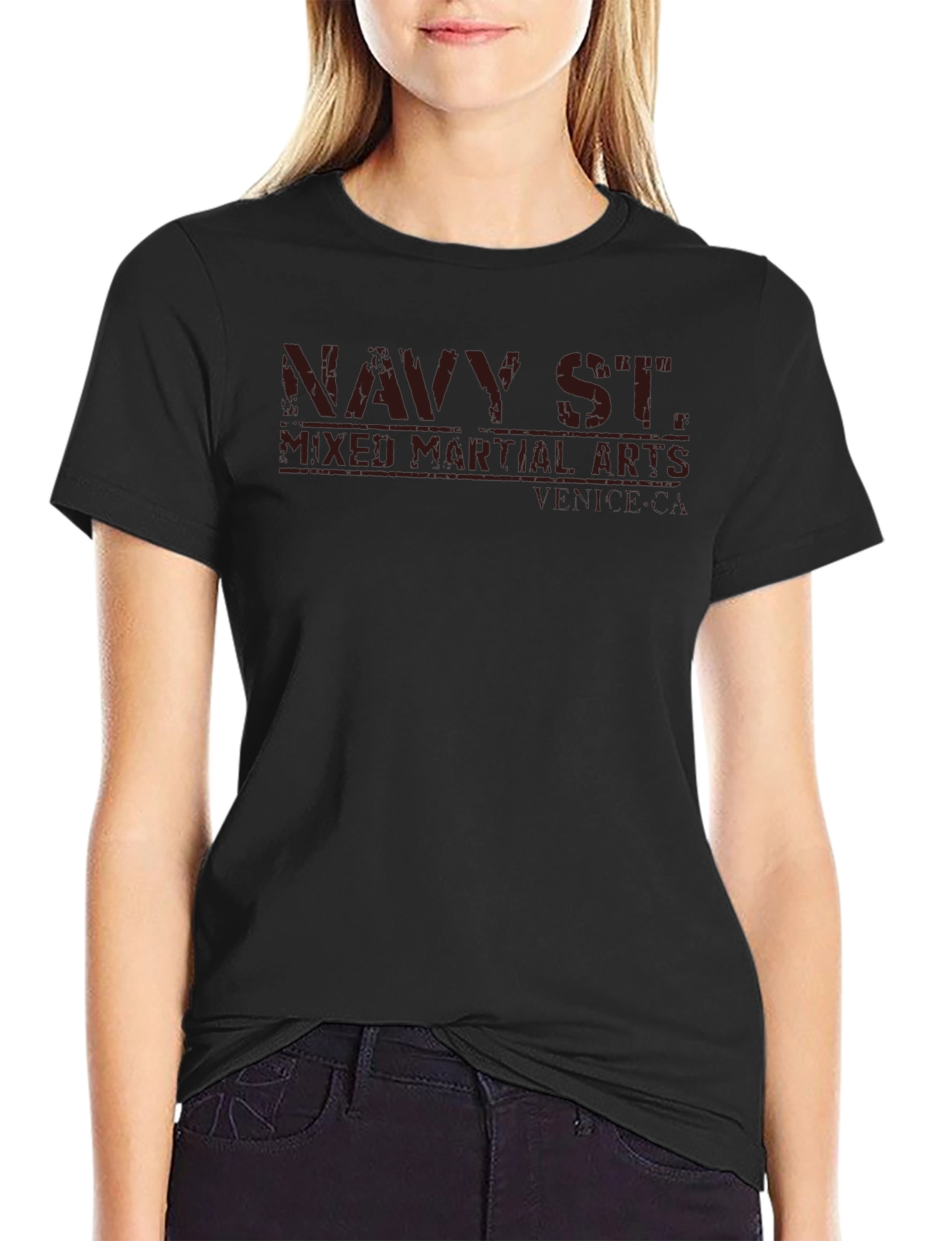 Navy St. Mixed Martial Arts T-Shirt - Black