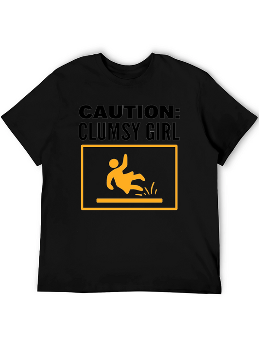 Caution: Clumsy Girl Graphic Tee