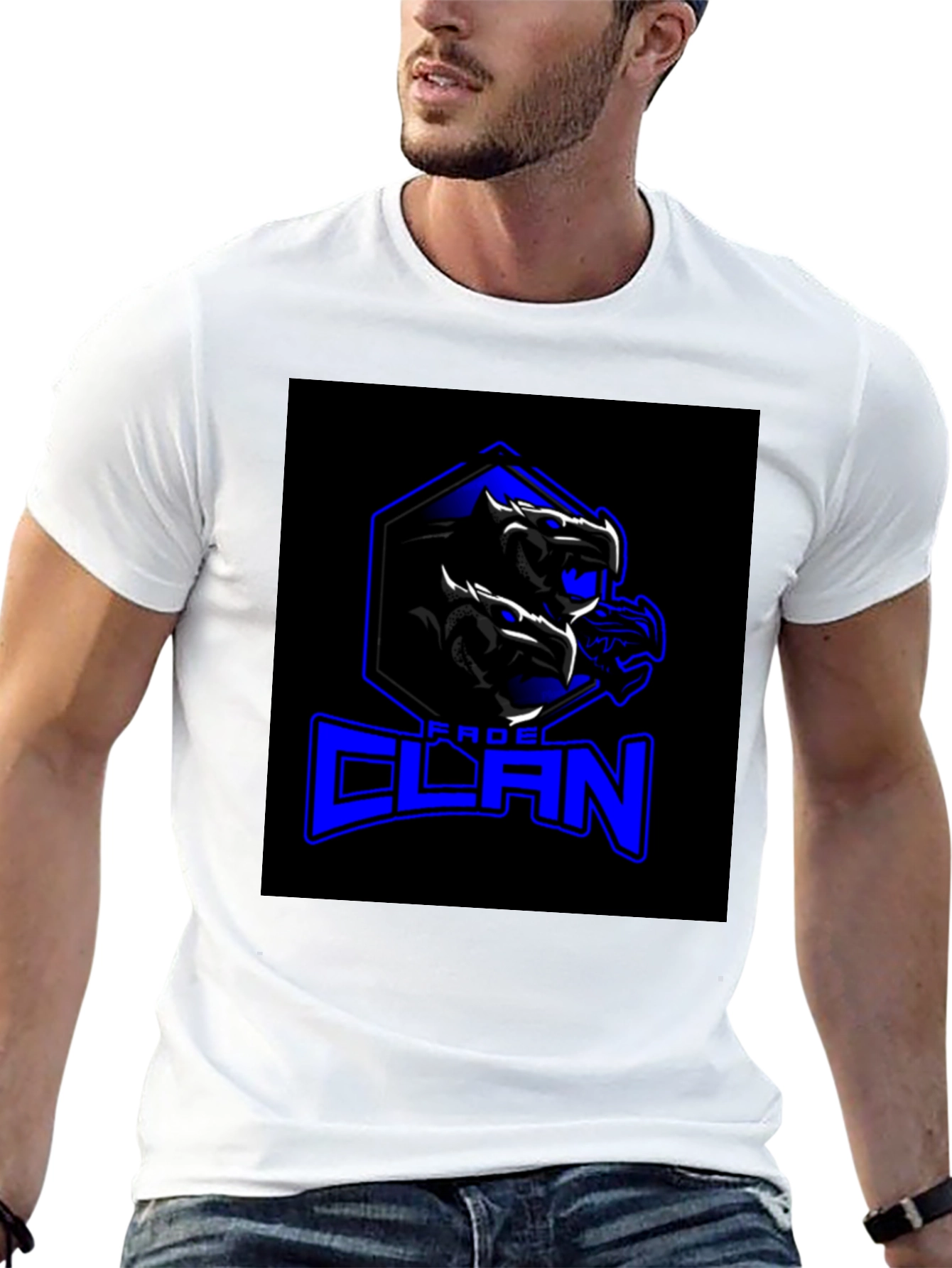Black FROG CLAN Dragon Graphic T-Shirt