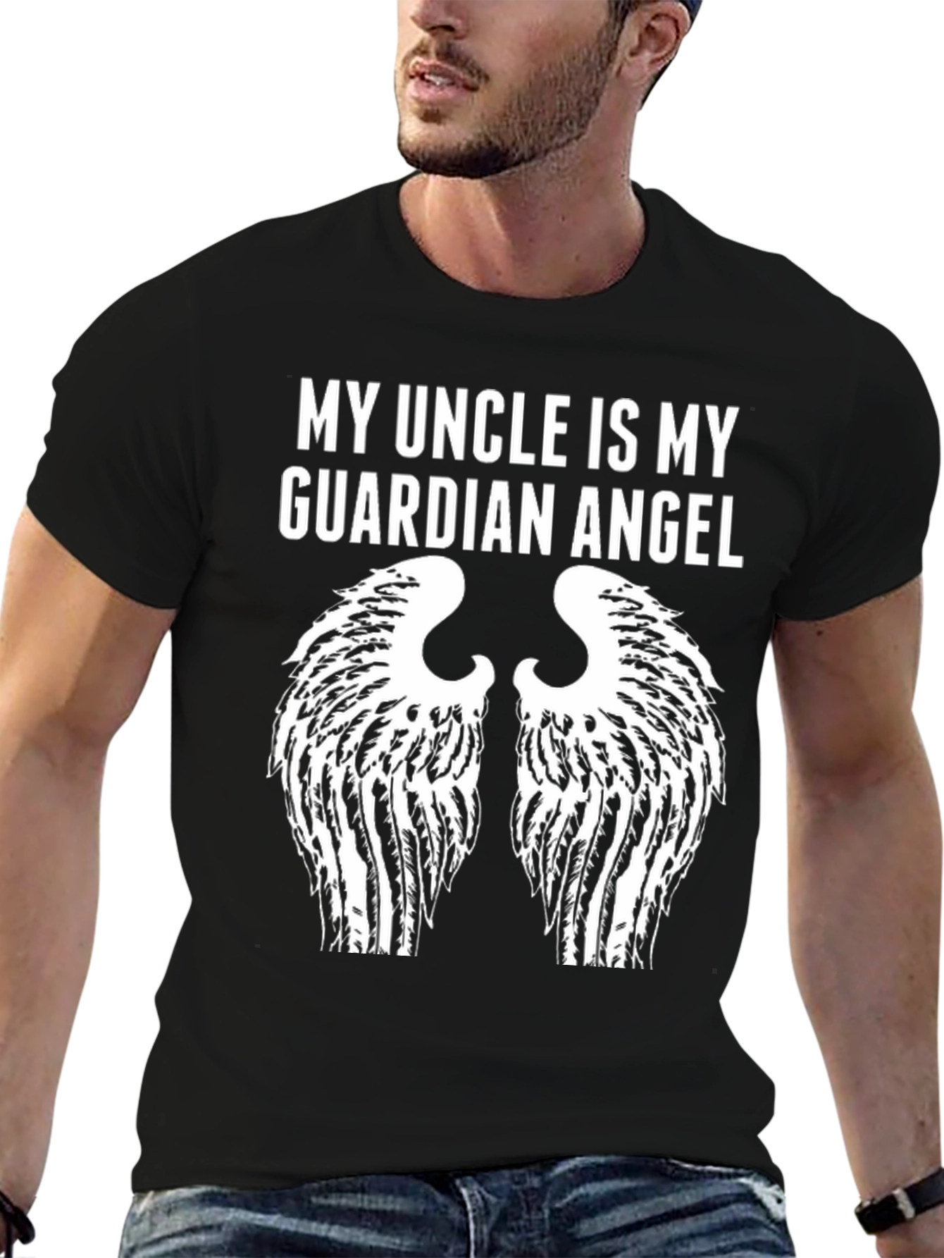 My Uncle is My Guardian Angel T-Shirt